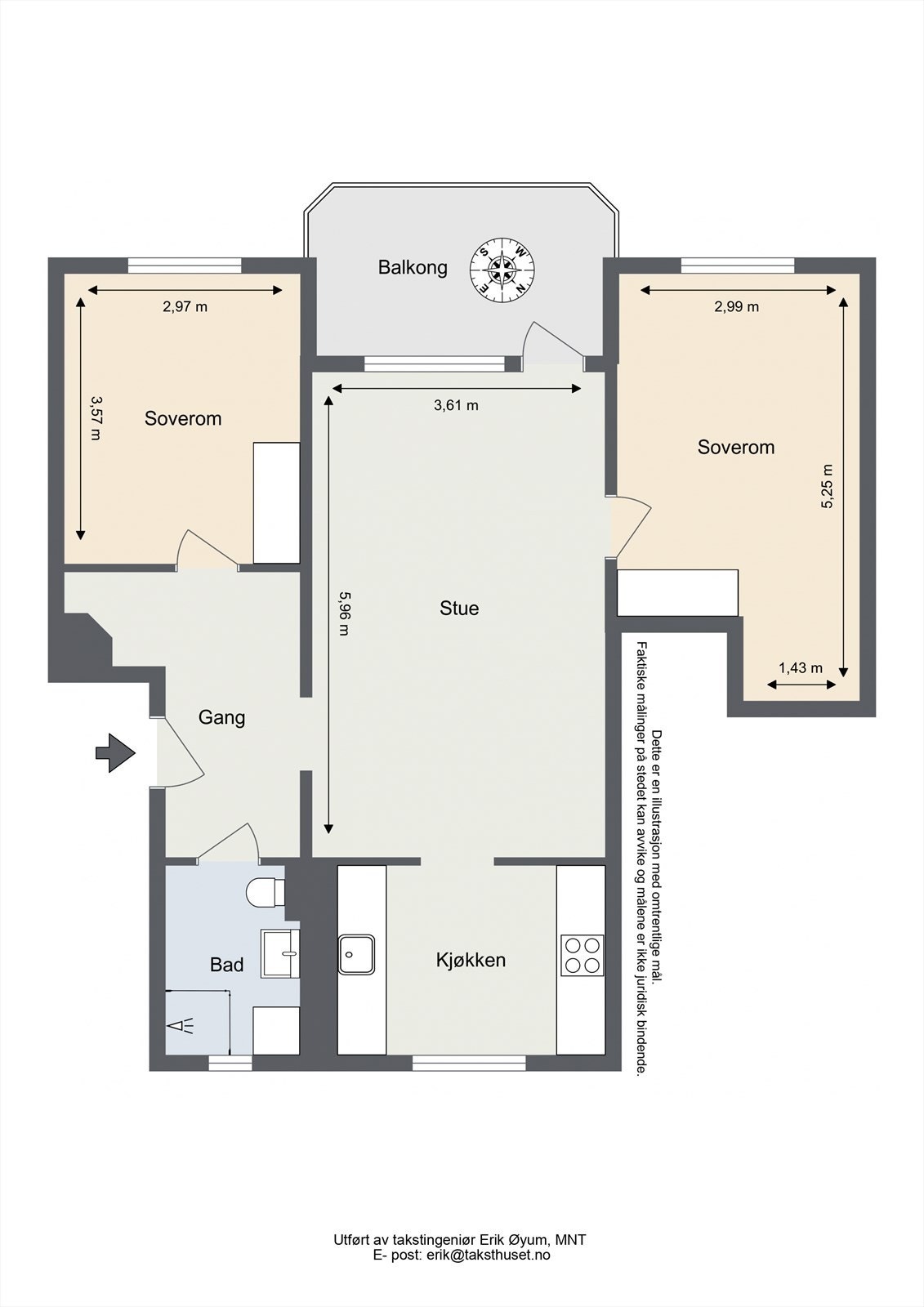 Floorplan letterhead - Emil Korsmos vei 3 - 1. Etasje - 2D Floor Plan.jpg Galleribilde