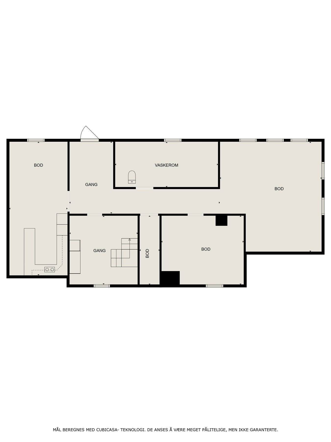 Plantegning kjeller Galleribilde
