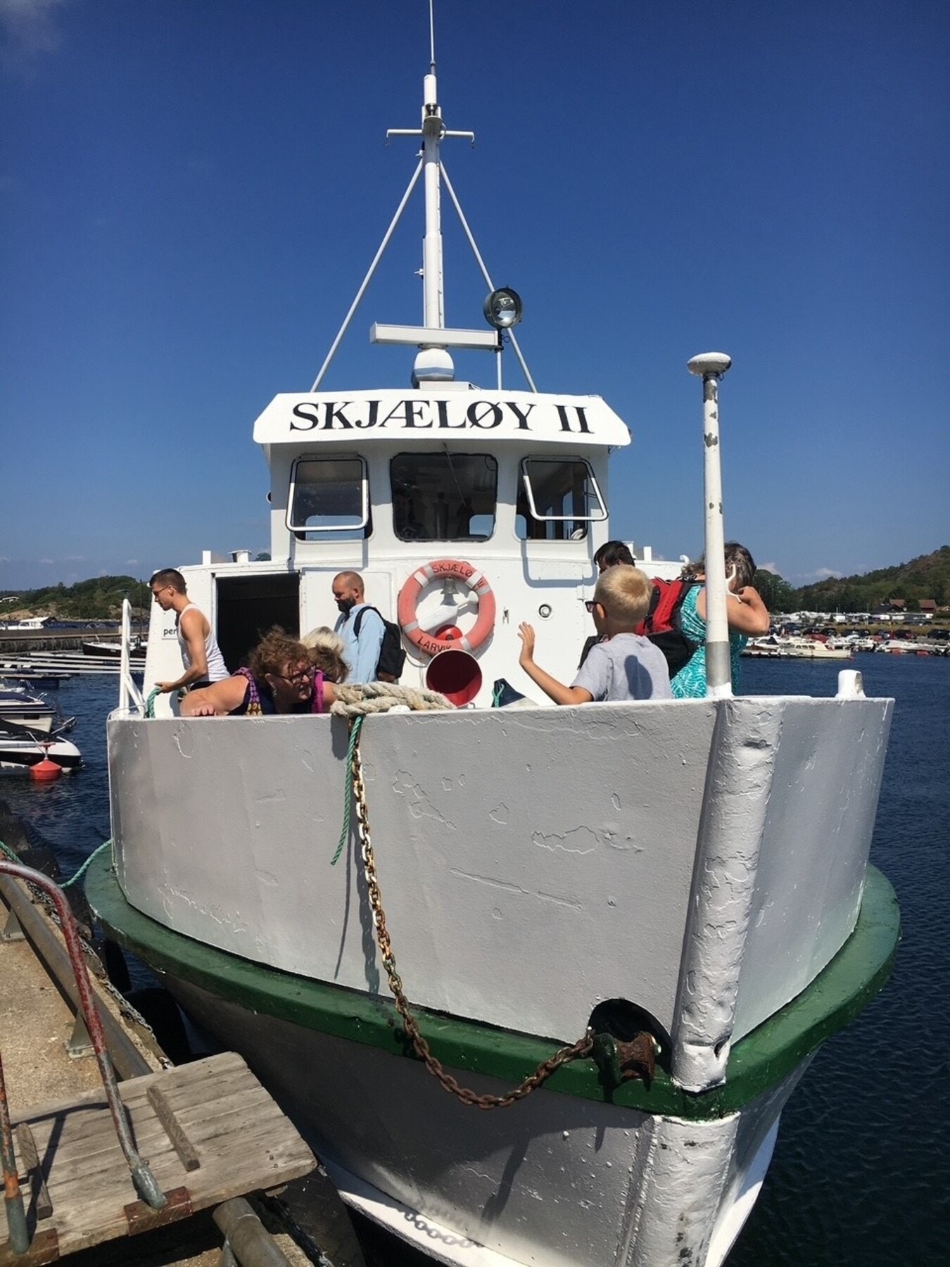 Det går ferge mellom Helgeroa og Langesund Galleribilde