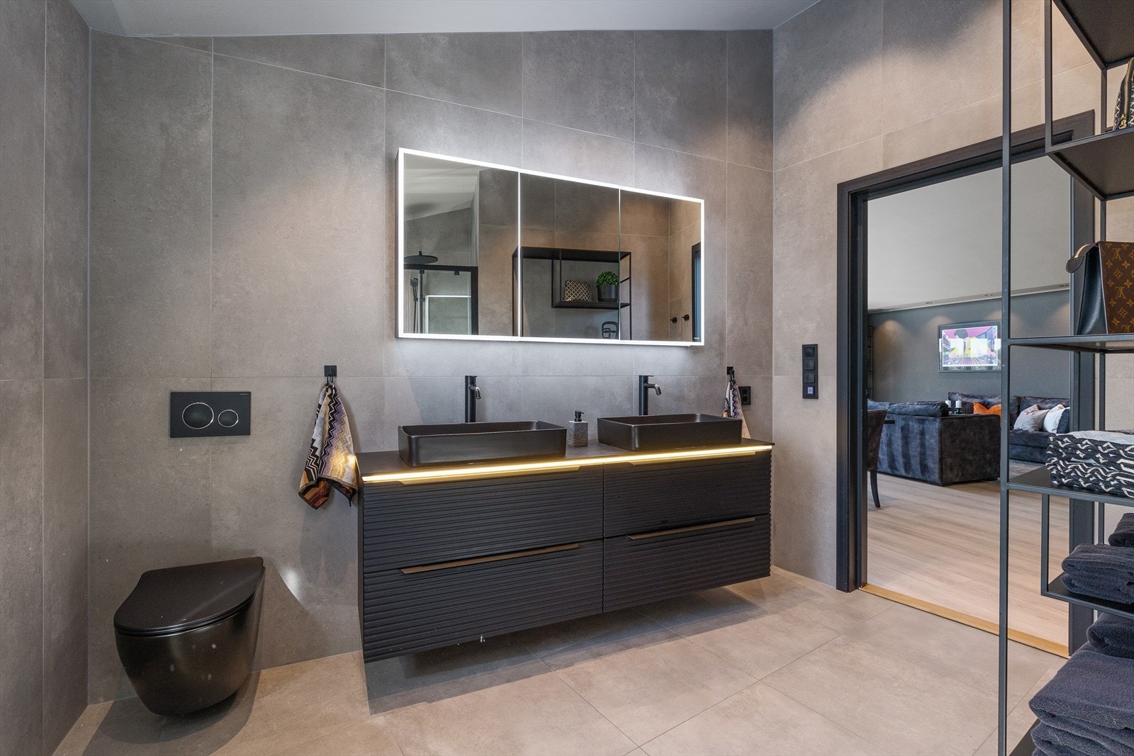 Stilren innredning fra Scala bad. Galleribilde