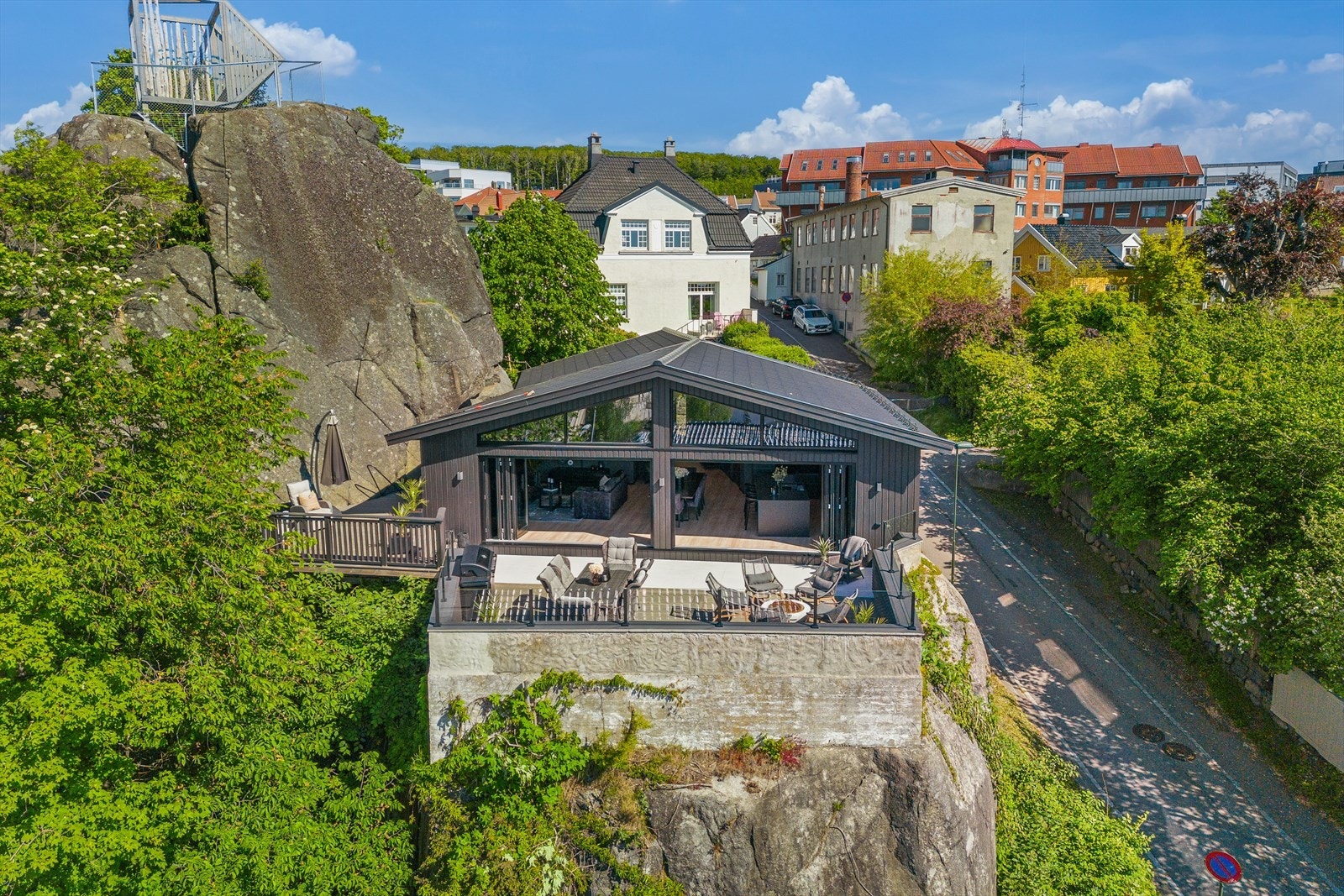 Dronebilde Galleribilde