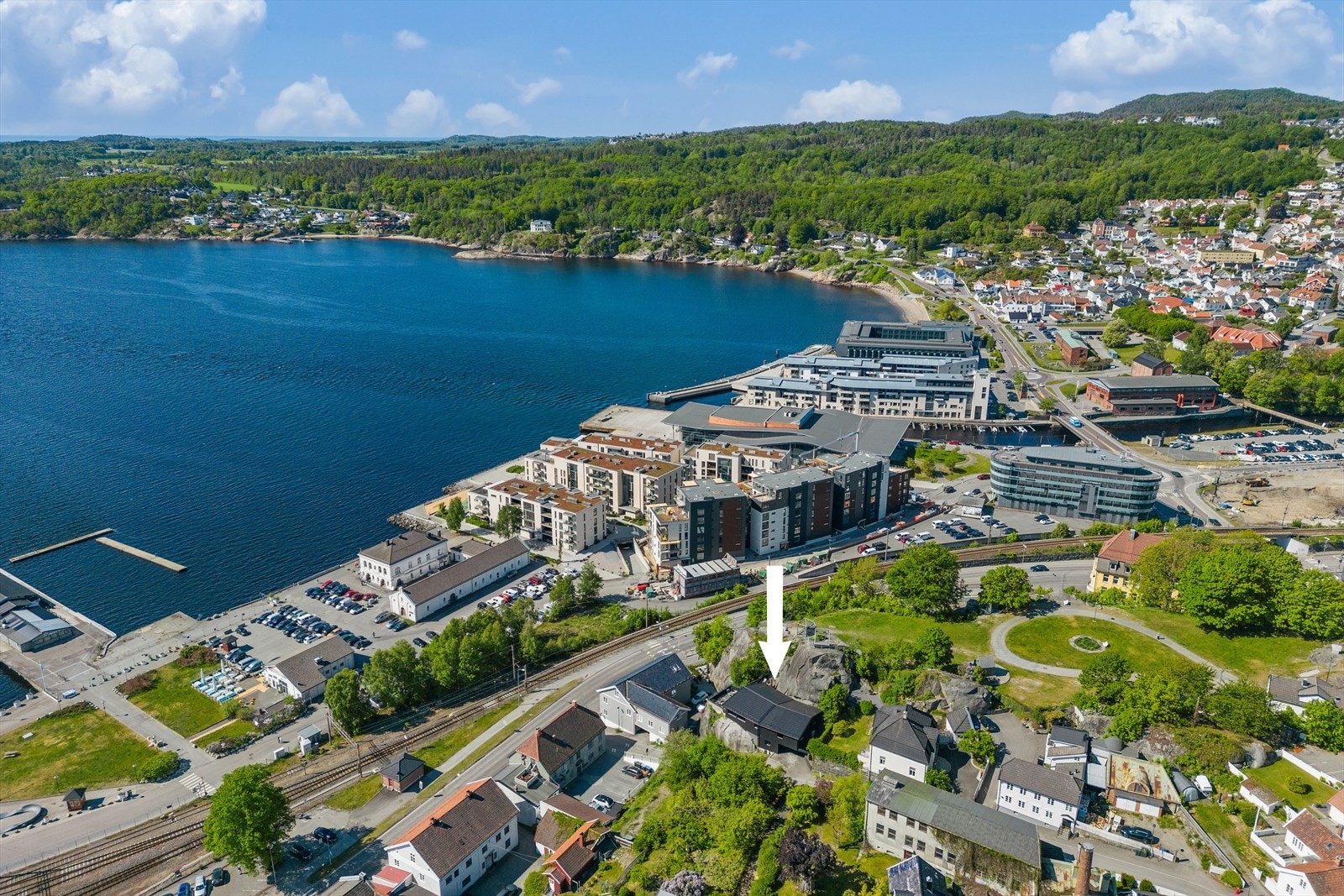 Dronebilde Galleribilde