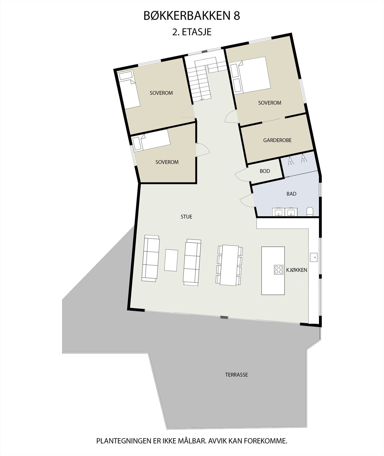 Plantegning 2etg. Galleribilde