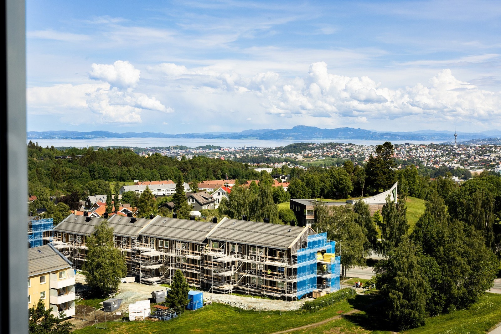 Nydelig utsikt fra leiligheten. Galleribilde