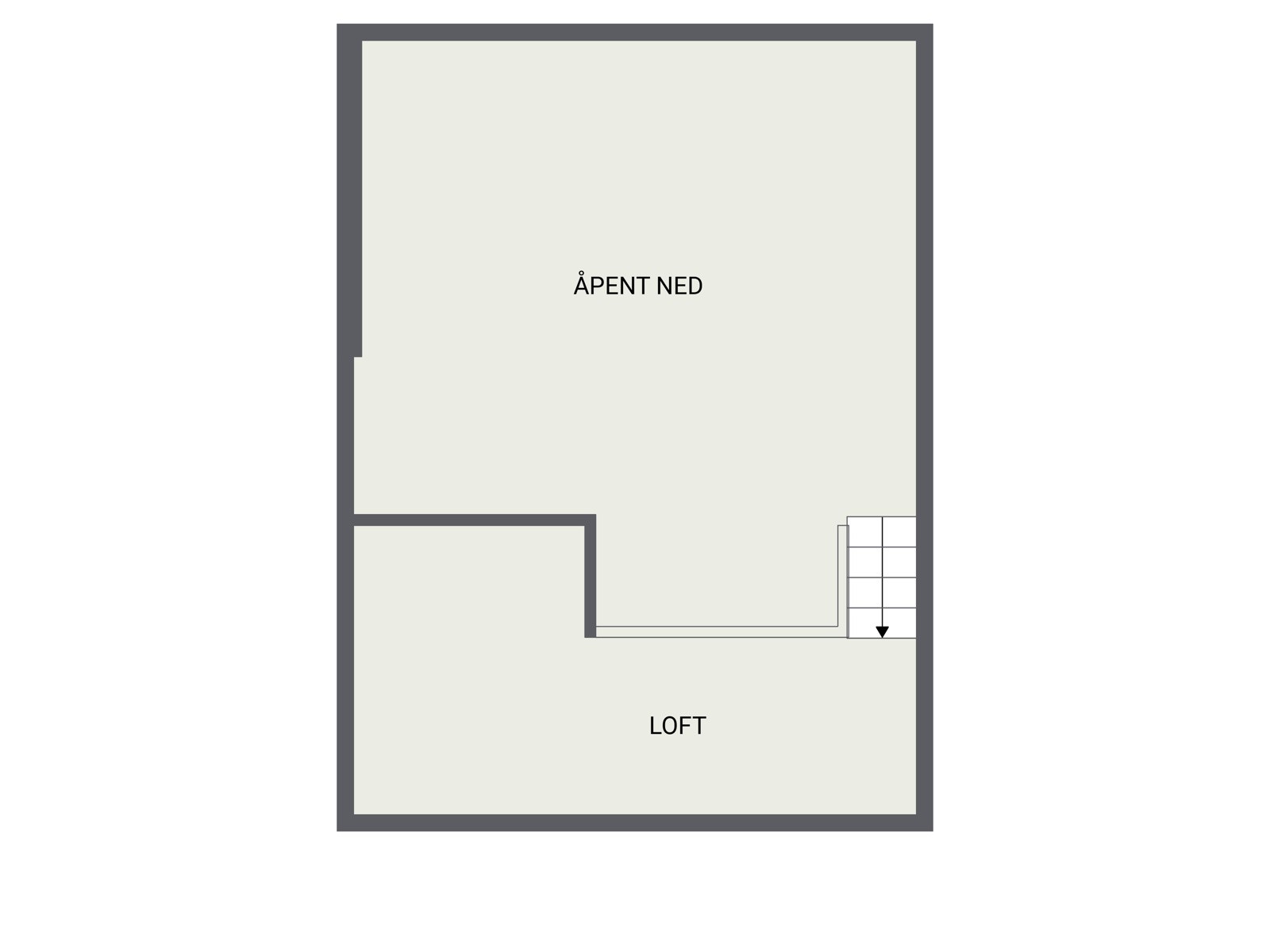 Plantegning - hems. Galleribilde