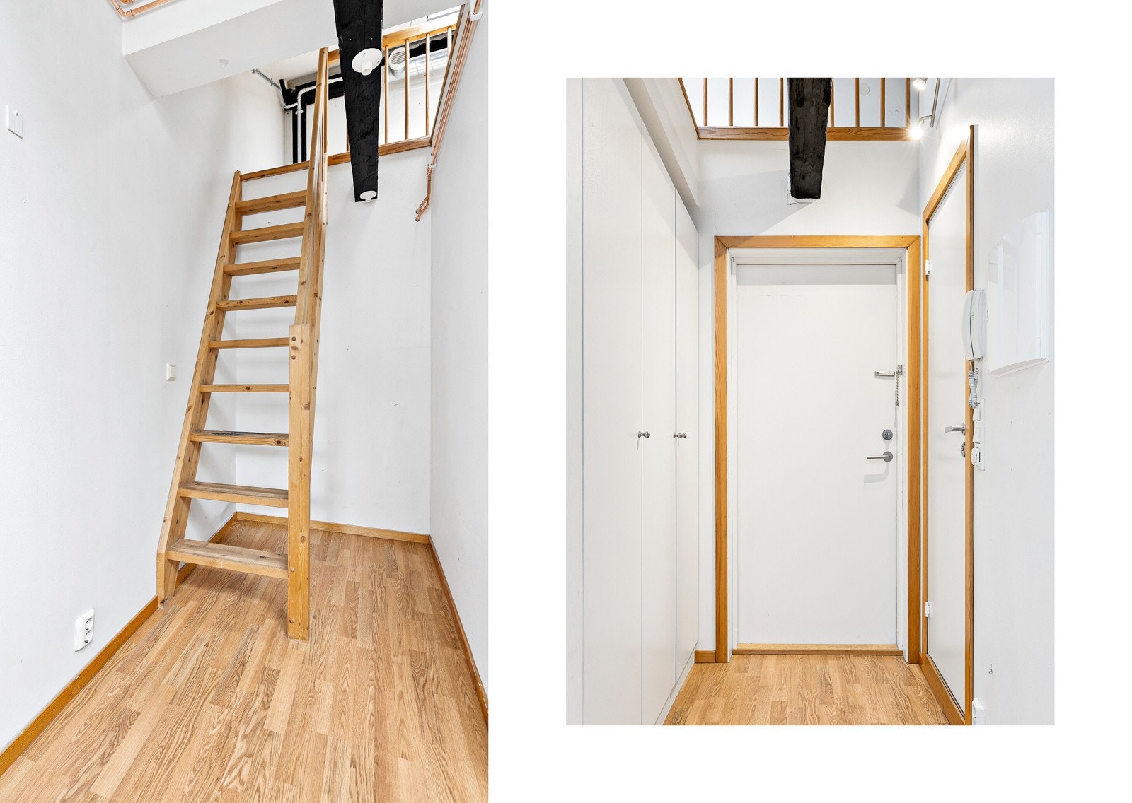 Entré med plass til knaggrekke. Galleribilde