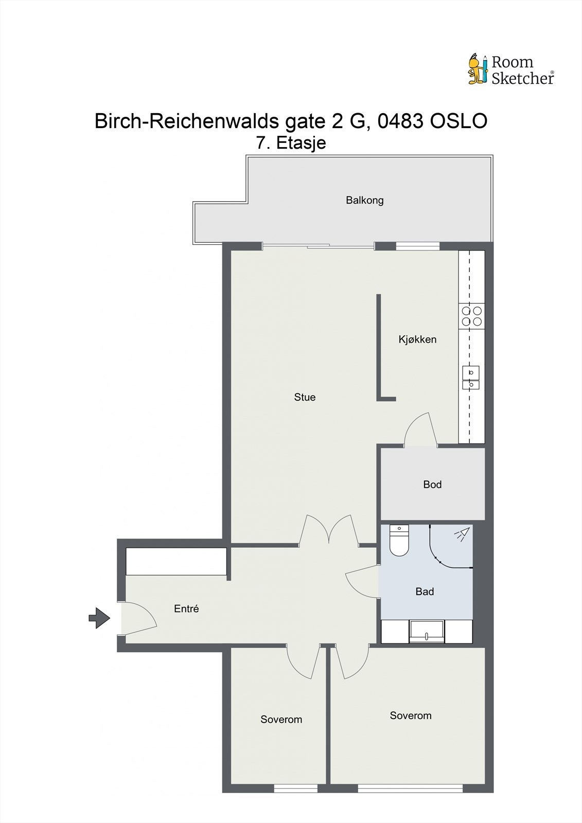 Plantegning Galleribilde