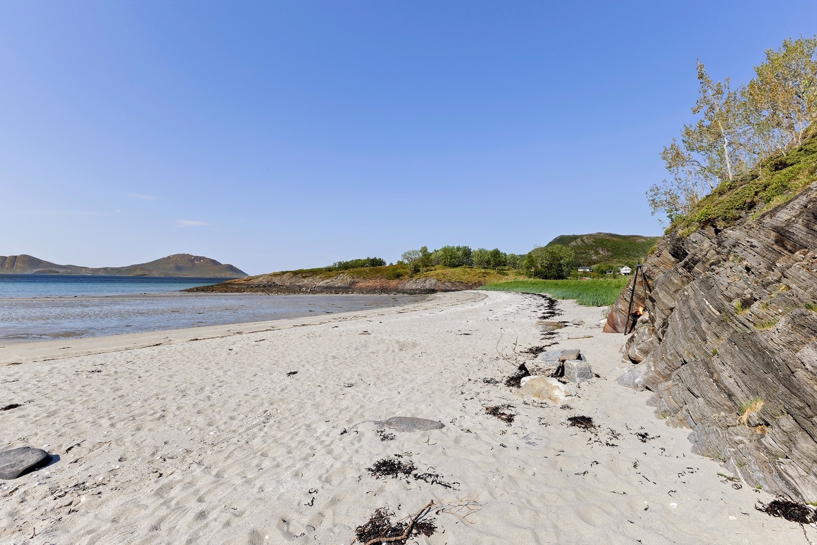 Arnsand badestrand. Galleribilde