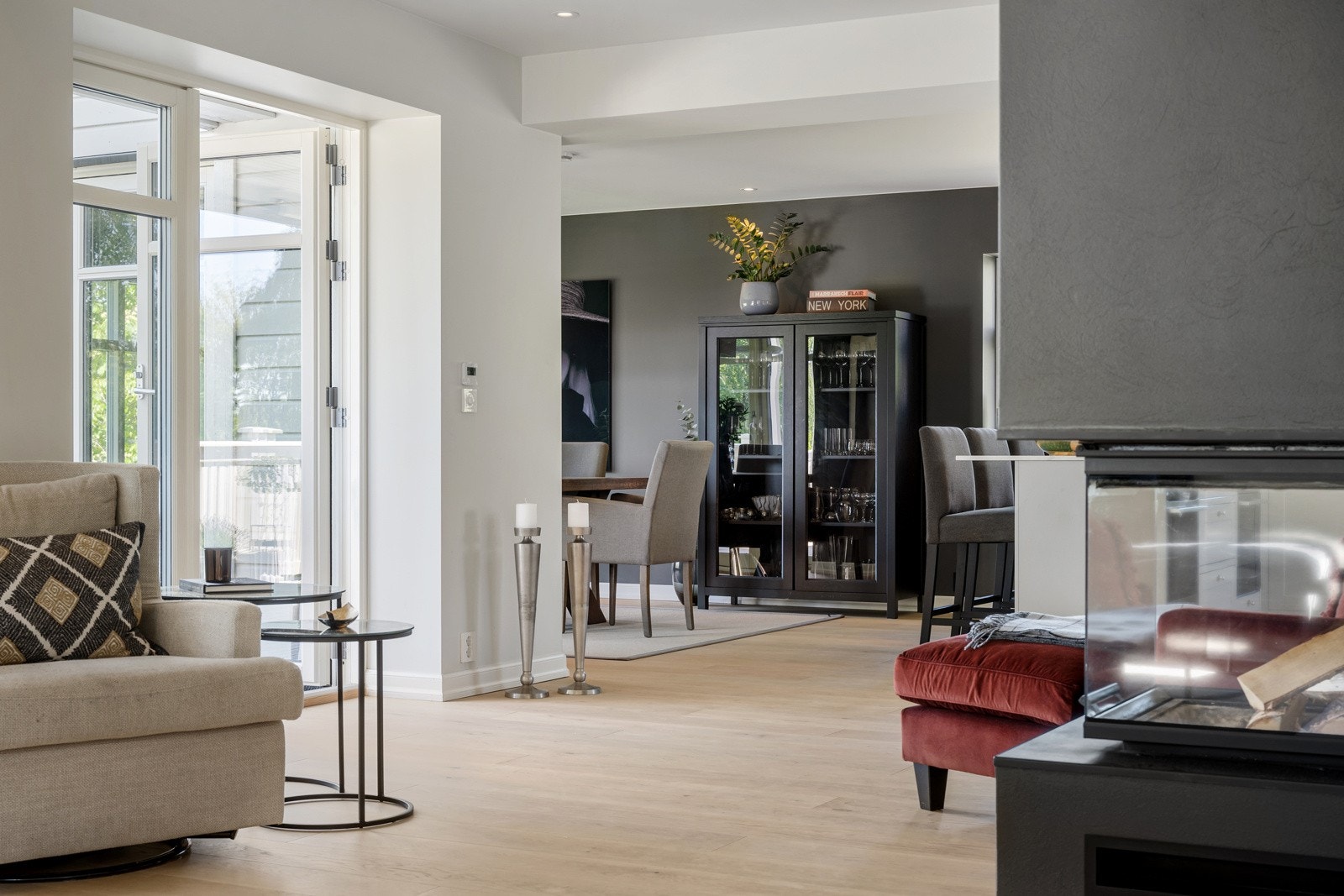 Flott peis fra Romotop. Pipen ble fornyet samtidig som resten av huset. Galleribilde