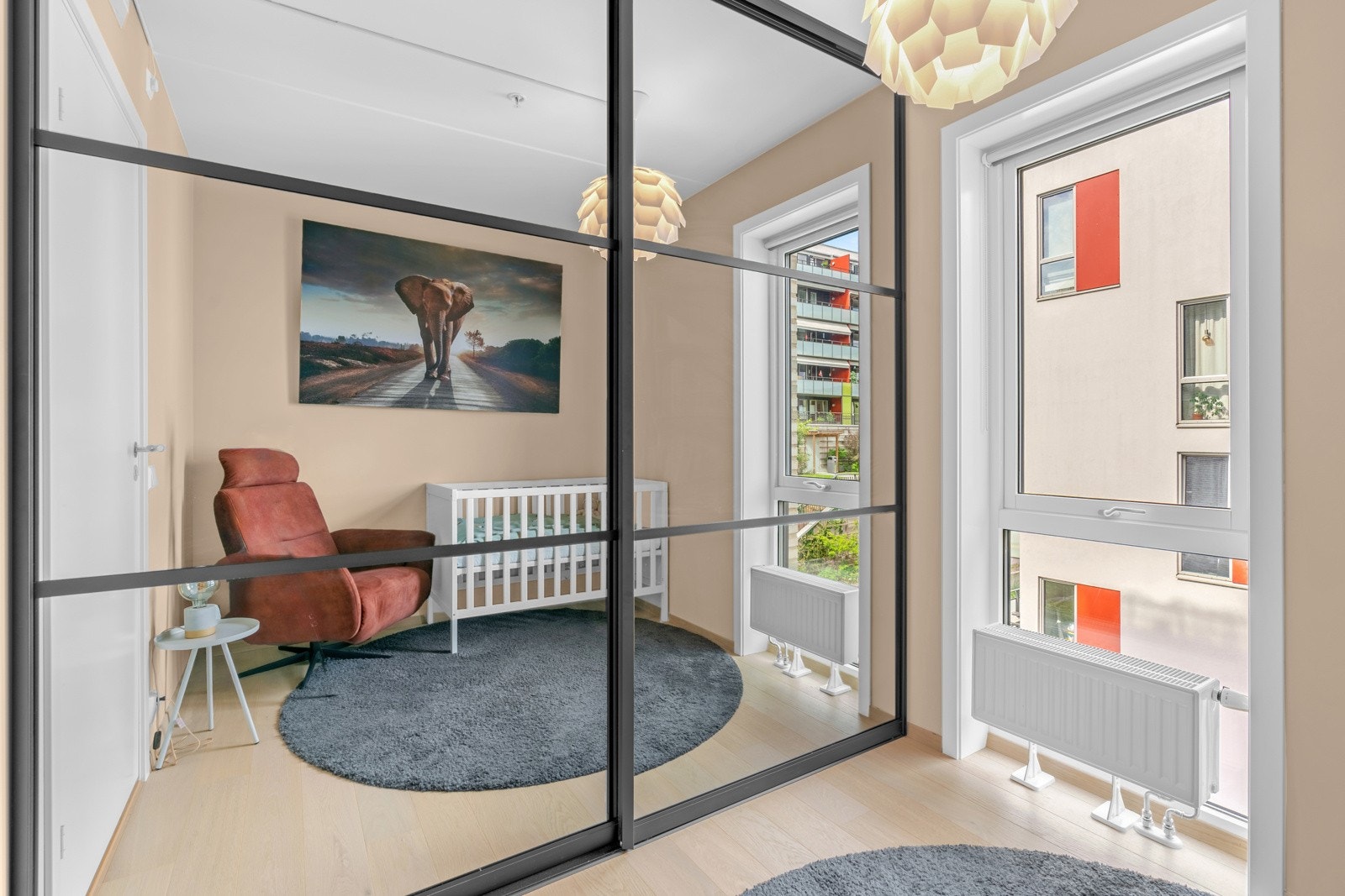 Dette rommet har også stor garderobeløsning Galleribilde