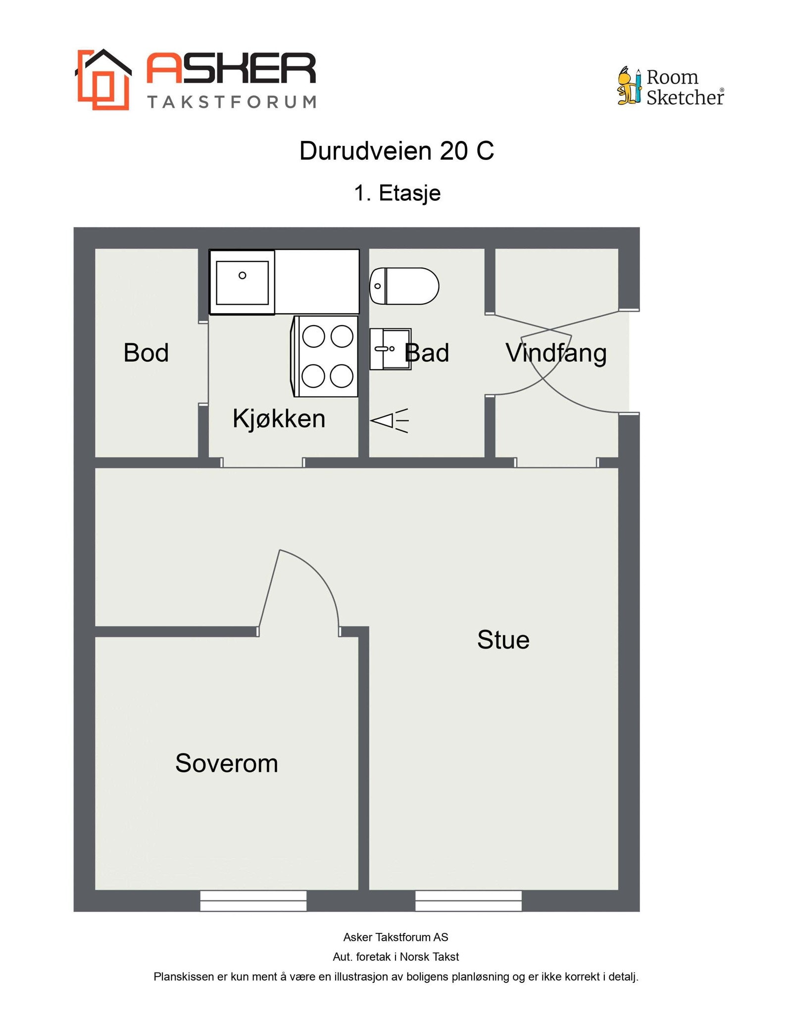 2D skisse Galleribilde