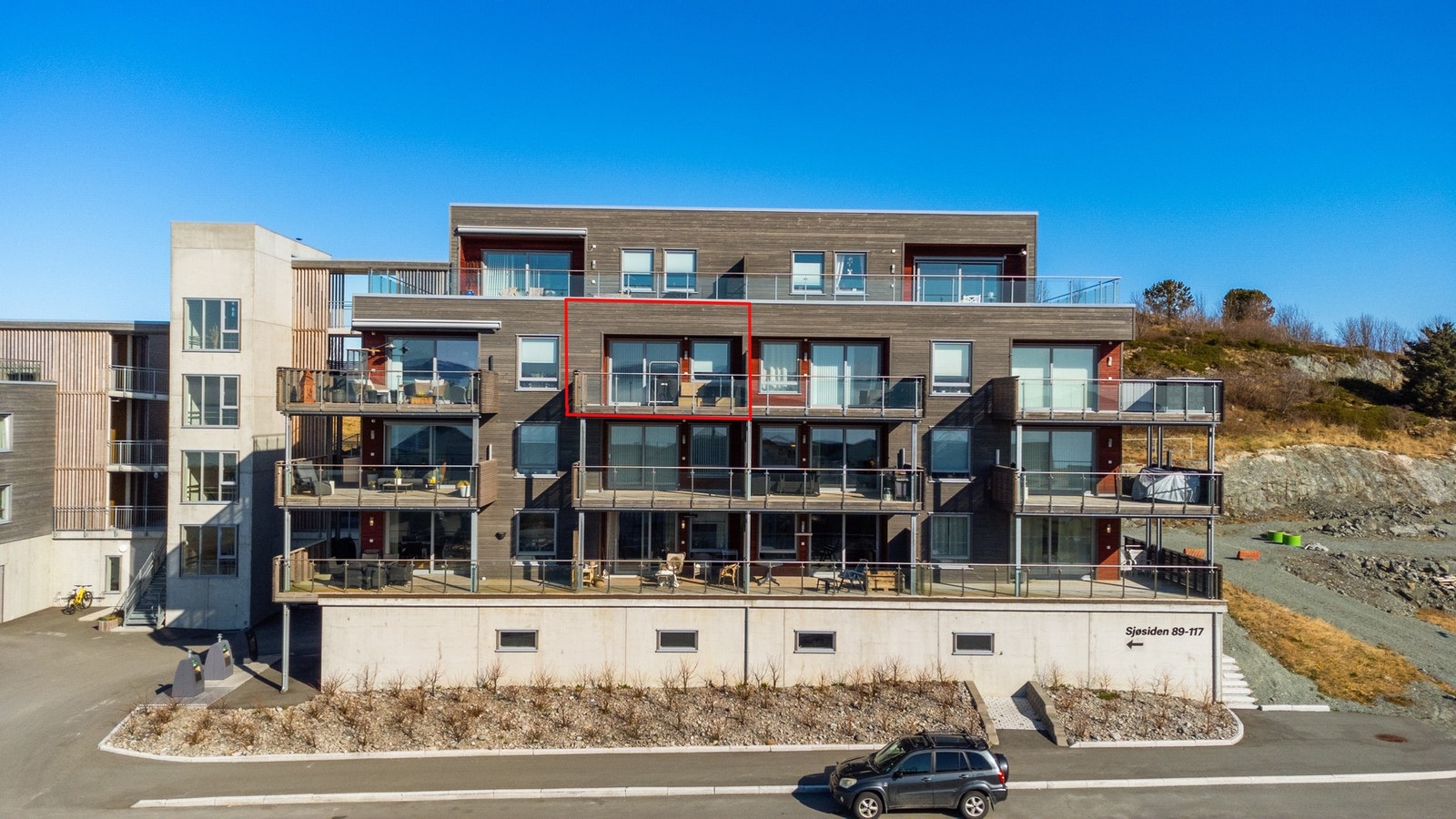 Dronebilde Galleribilde