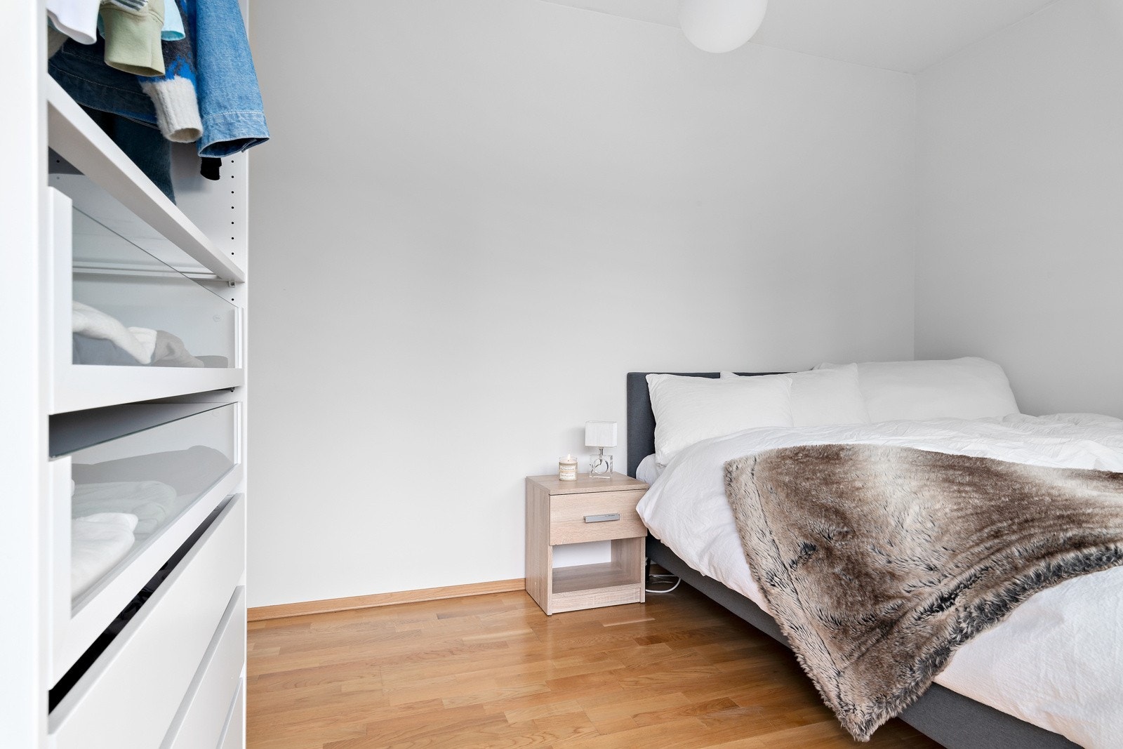 Det er også plass til garderobeløsning fra PAX som vil stå igjen. Galleribilde