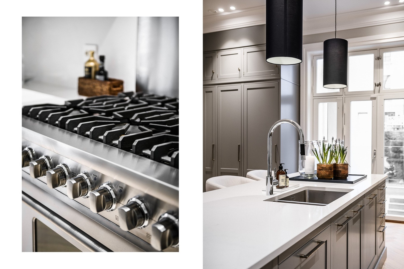 Flott gasskomfyr med mange innstillingsmuligheter. Galleribilde