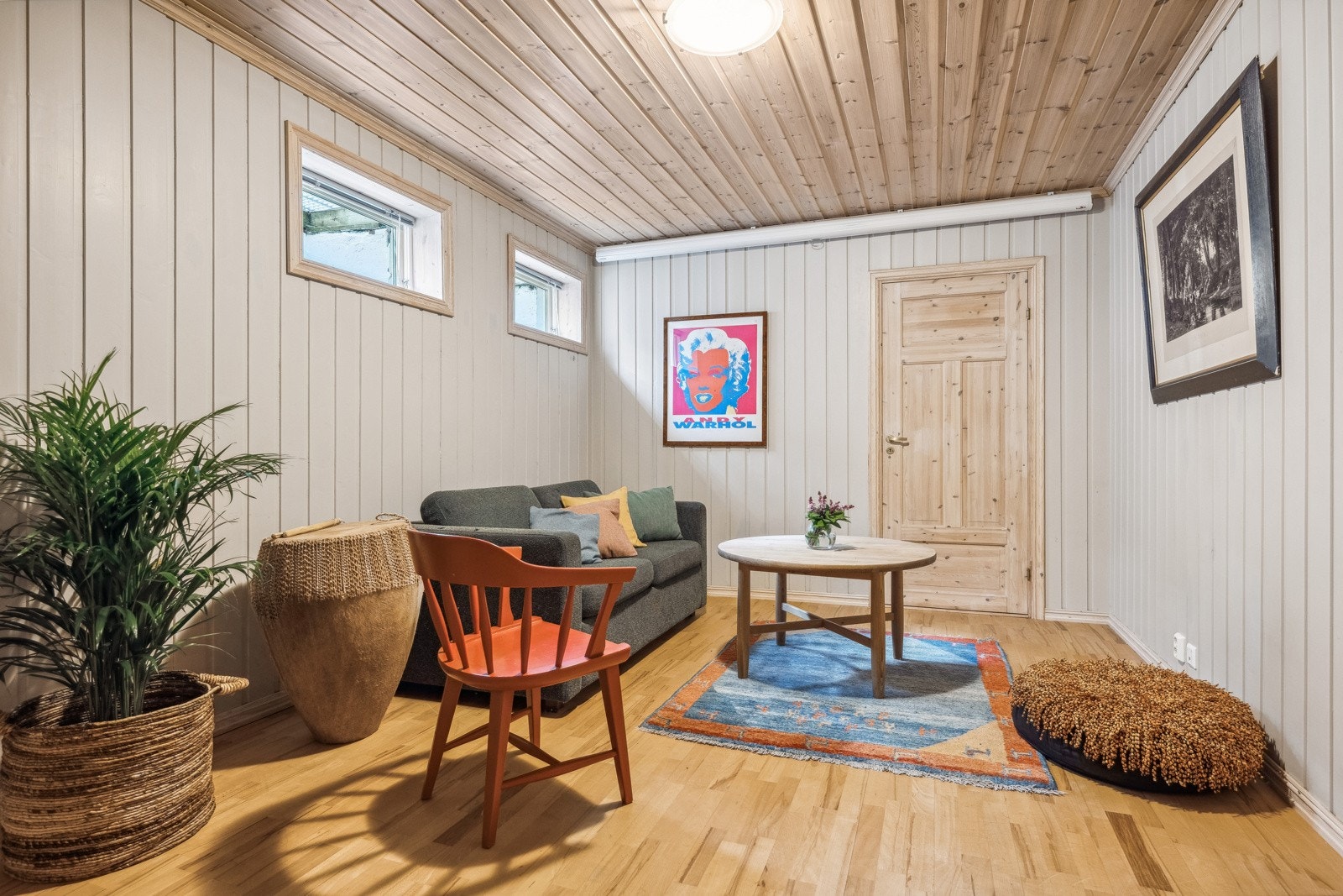 Hyggelig kjellerstue (ikke godkjent til varig opphold) Galleribilde