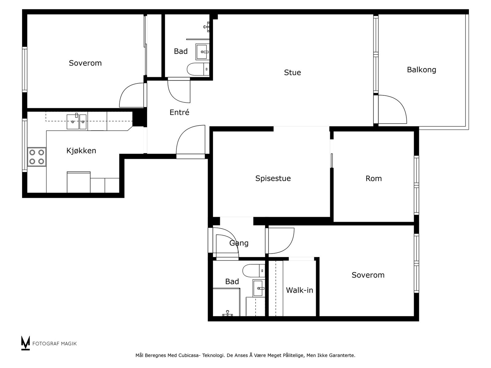 Plantegning Galleribilde