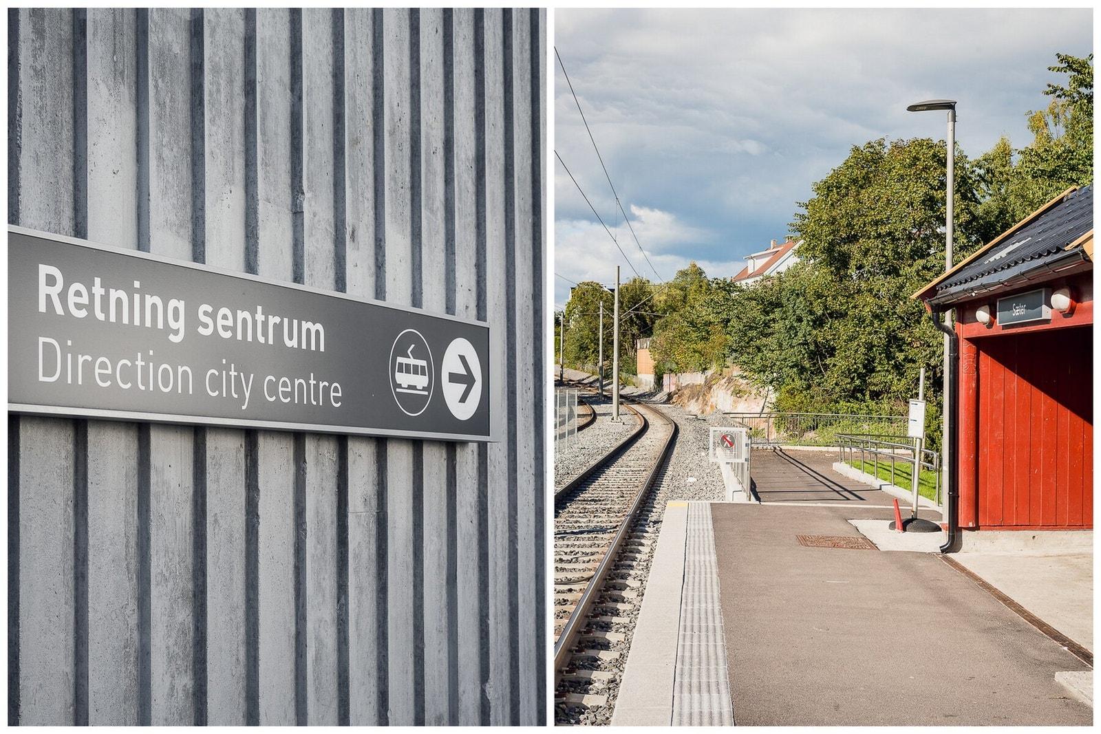Godt utvalg kollektivtransport med kort vei til både buss og trikk, og heller ikke så langt til T-banen på Lambertseter. Galleribilde