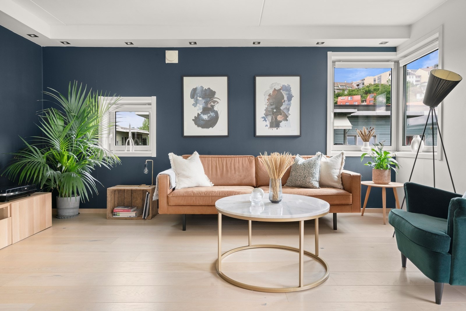 Borettslaget har kollektiv avtale 1000/1000Mbps med GlobalConnect for internett. Galleribilde