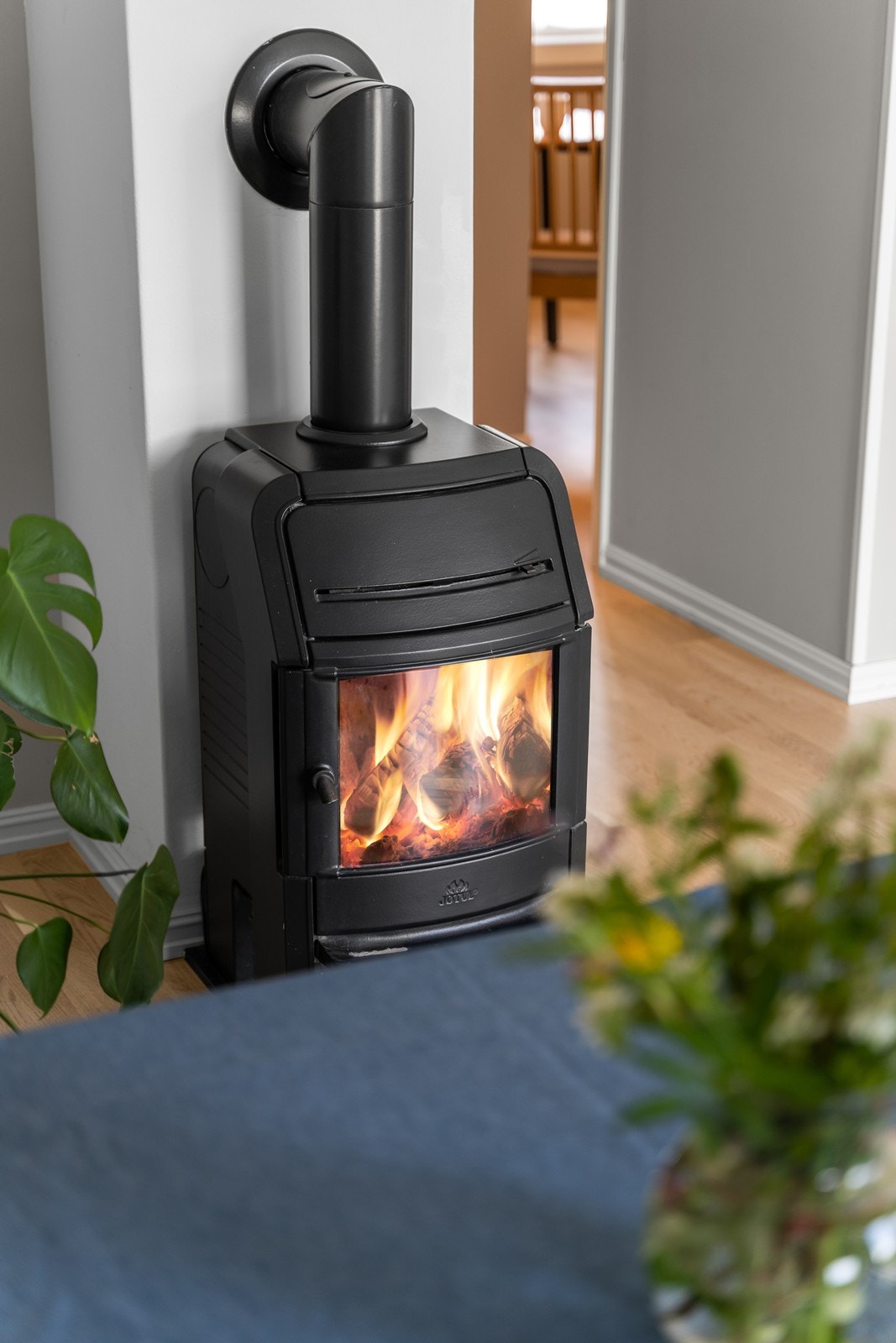 Peisovnen sørger for ekstra varme og lun stemning på kjøligere dagene. Galleribilde