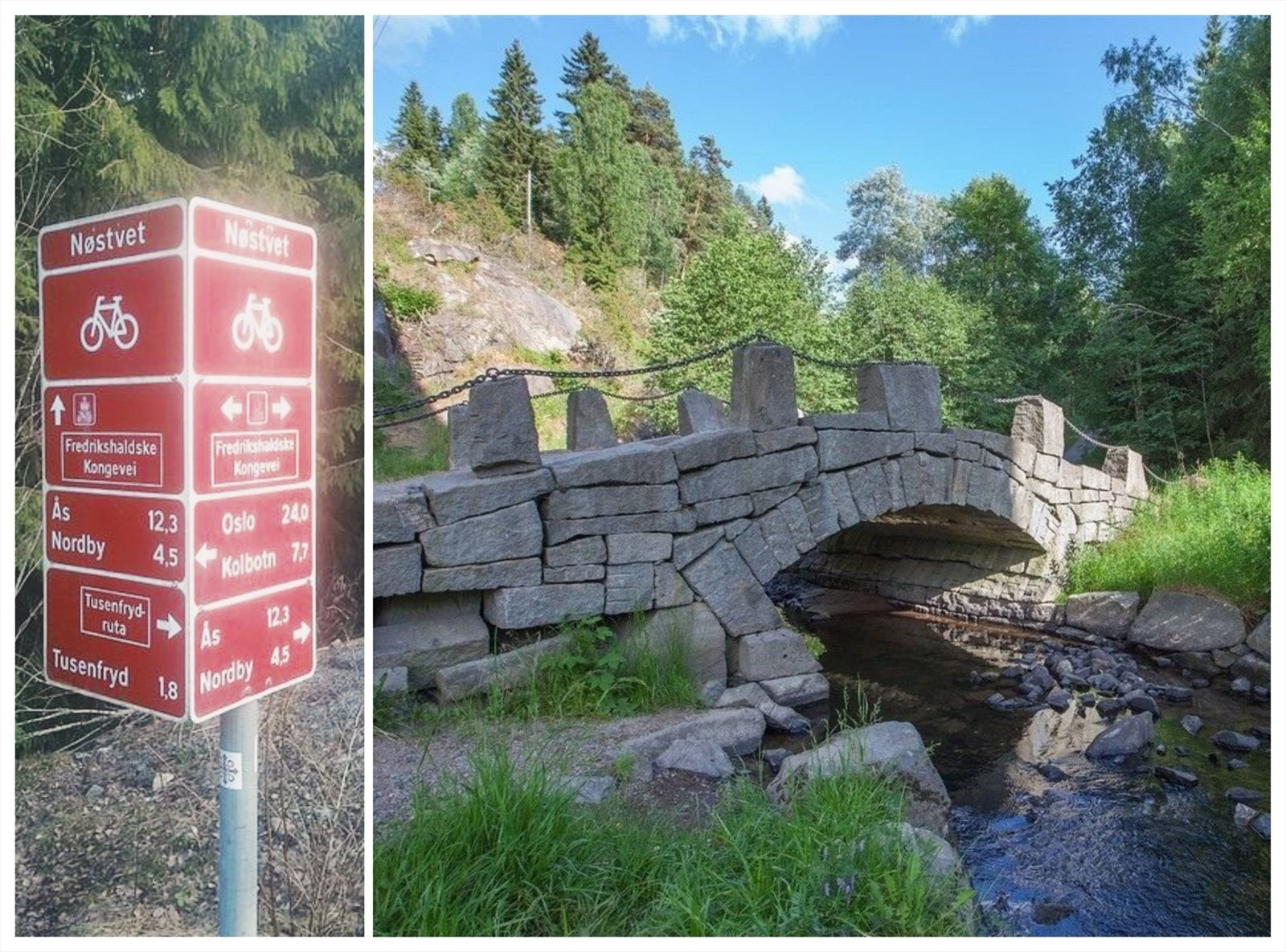 Nøstvedtmarka byr på mange flotte turmuligheter. Galleribilde