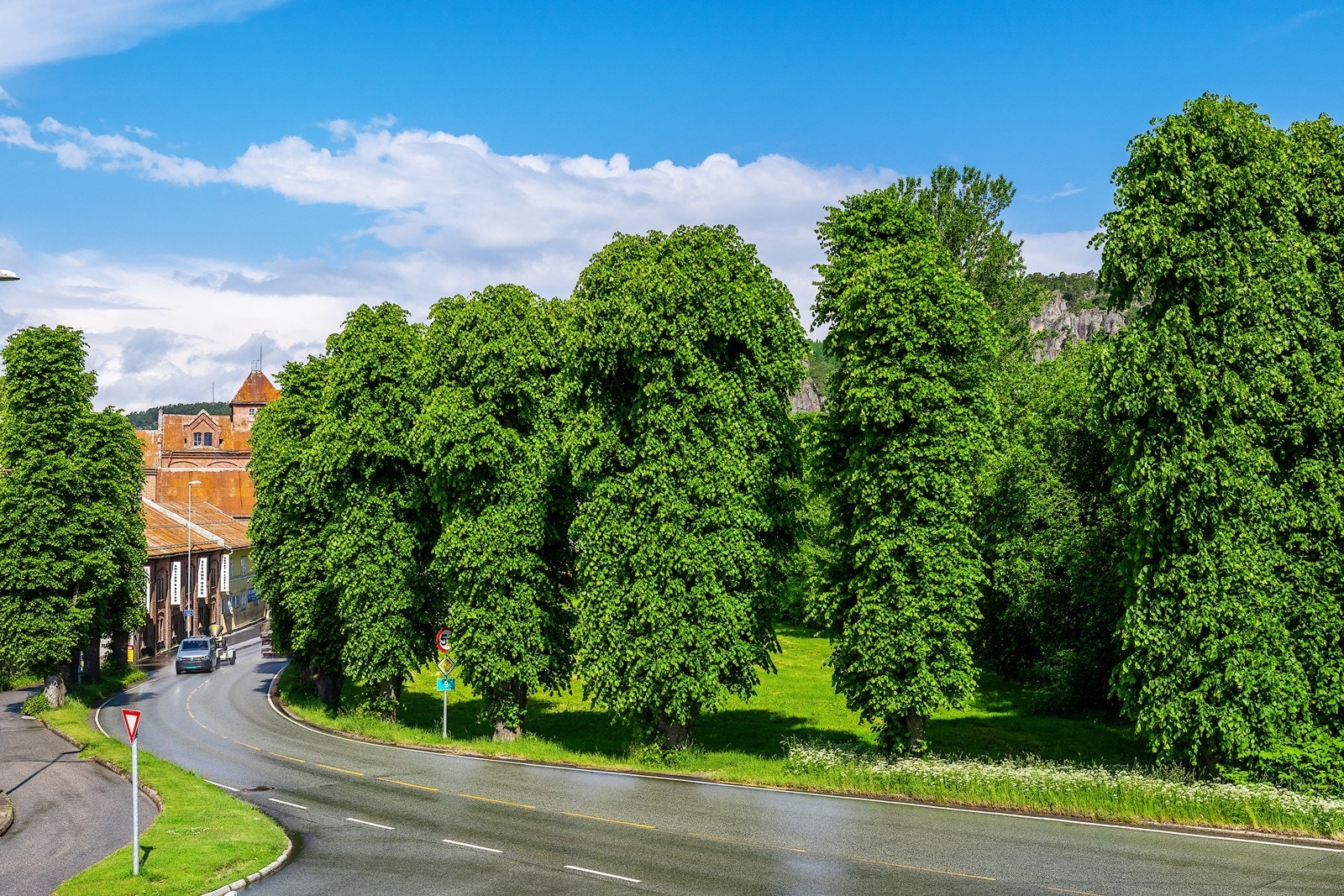 Utsikt fra kjøkkenvindu Galleribilde
