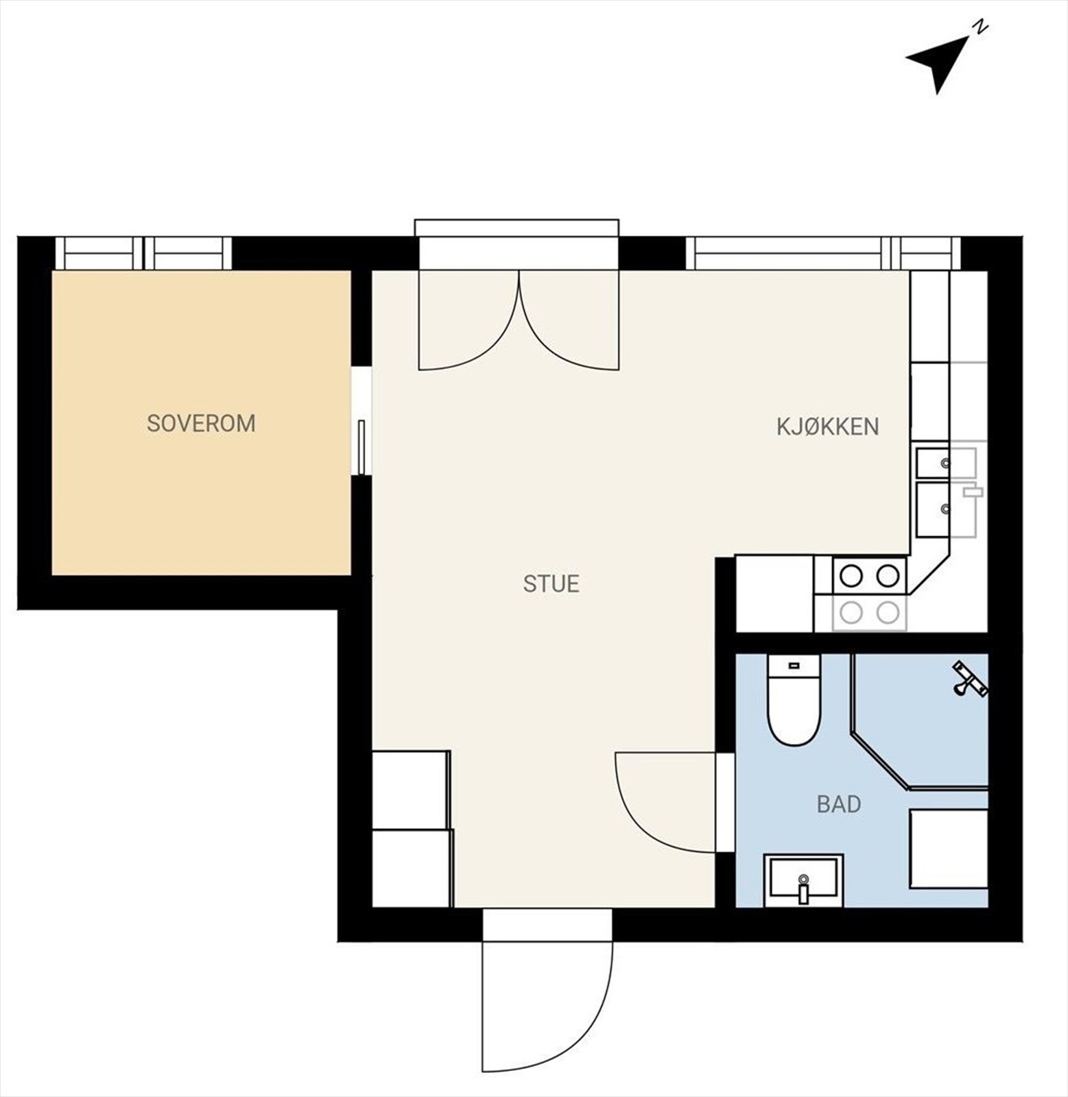 Plantegning Galleribilde