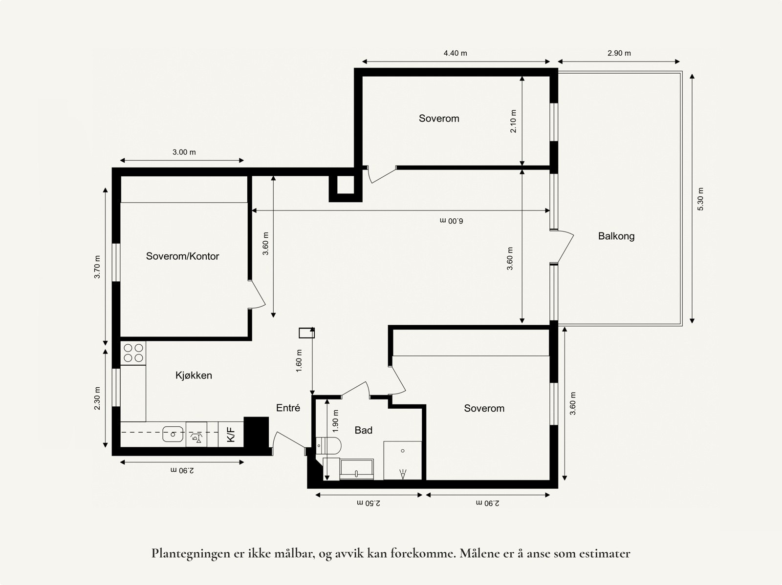 Plantegning 4. etasje | EIE eiendomsmegling Galleribilde