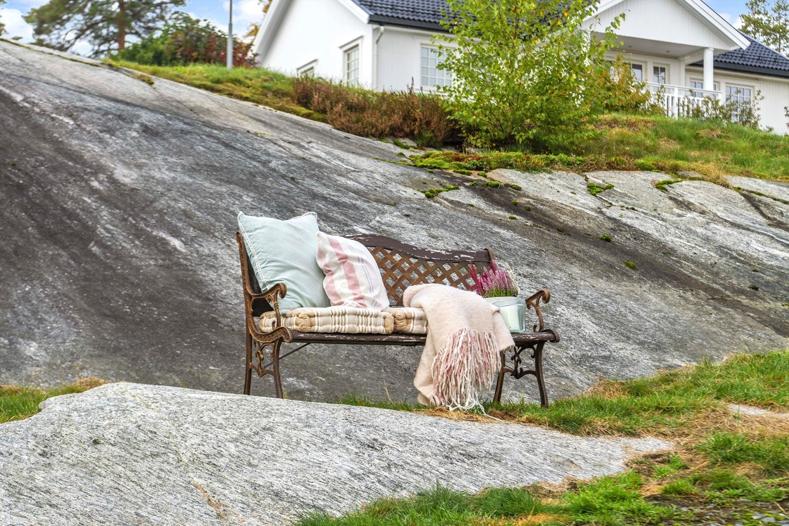 En koselig uteplass Galleribilde