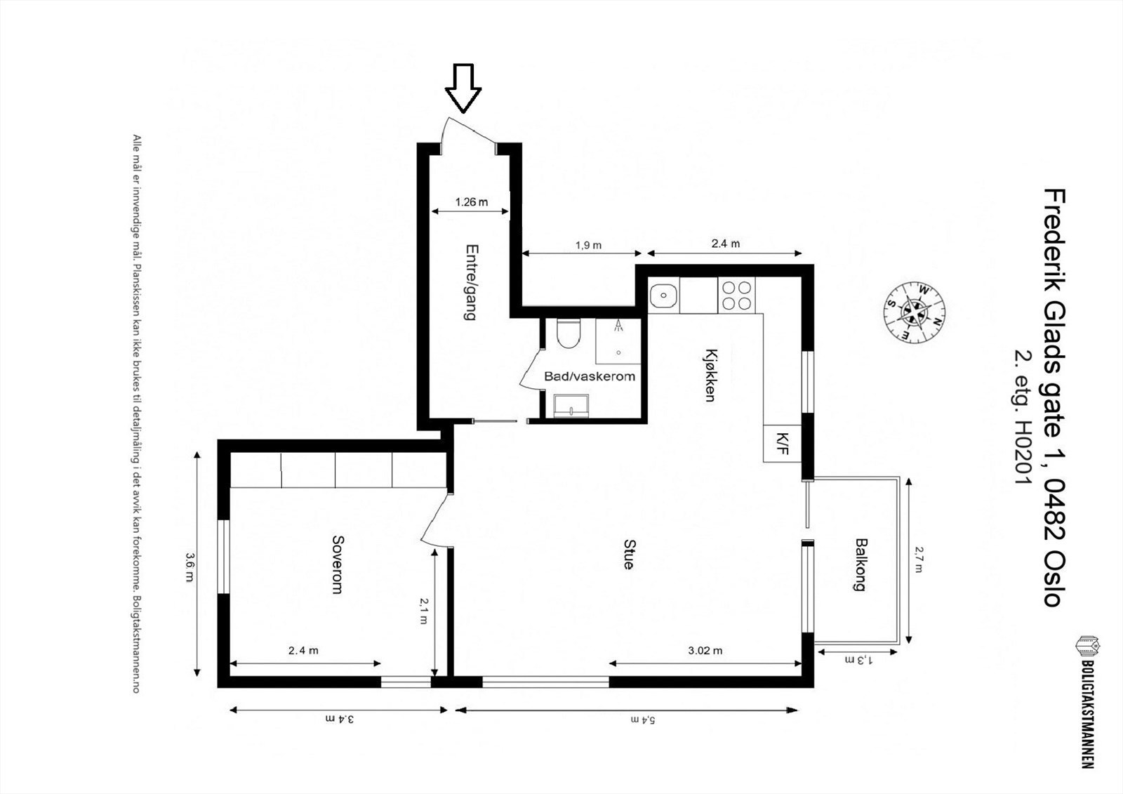 Plantegning Galleribilde