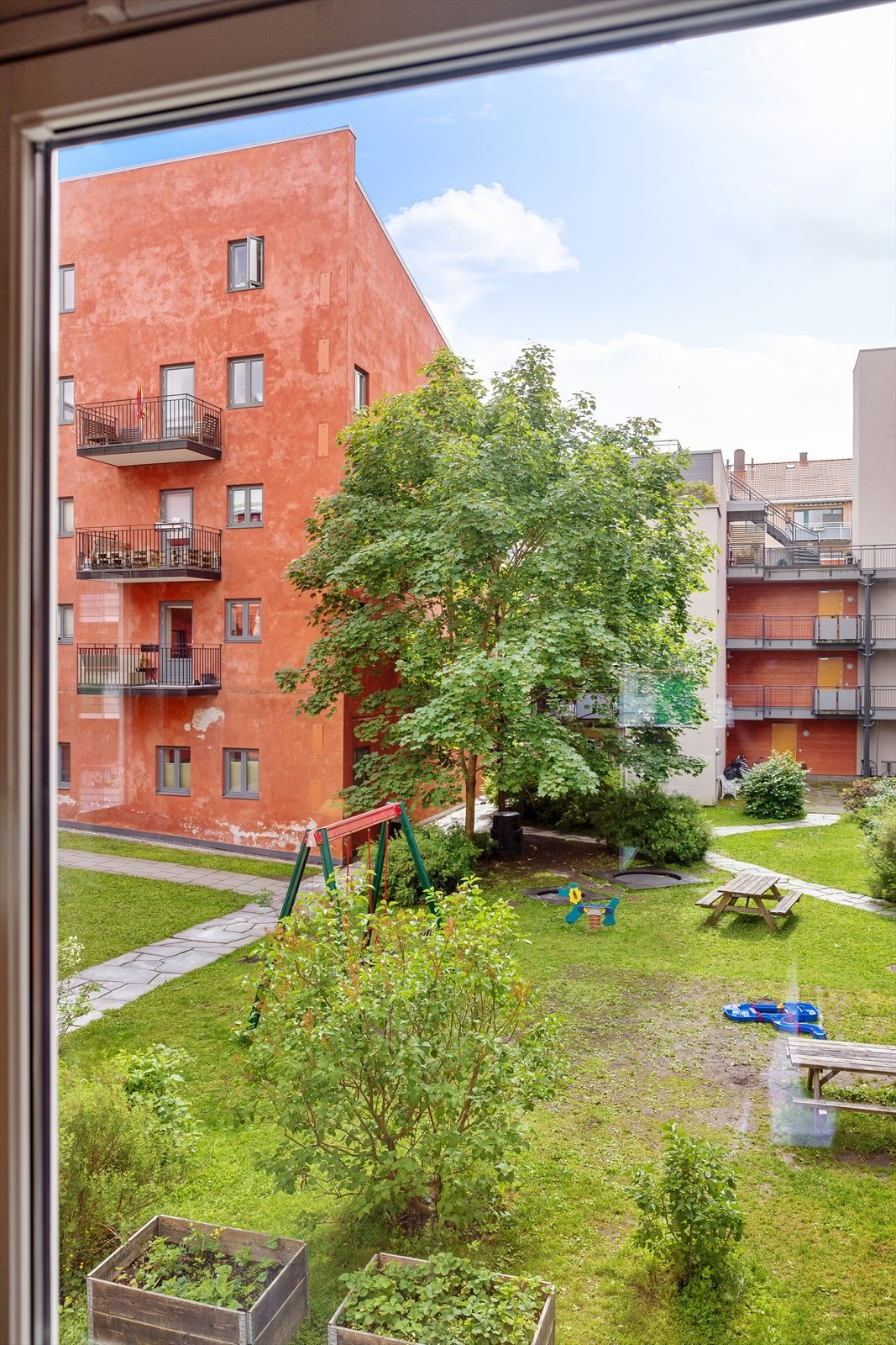 Utsyn fra soverommet Galleribilde