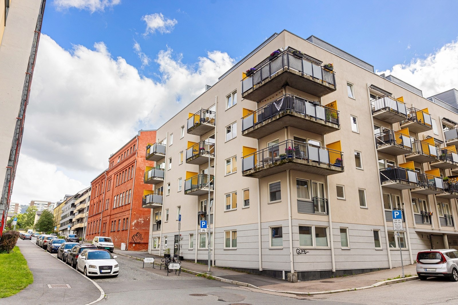 Borettslaget består av 82 andelsleiligheter. Galleribilde