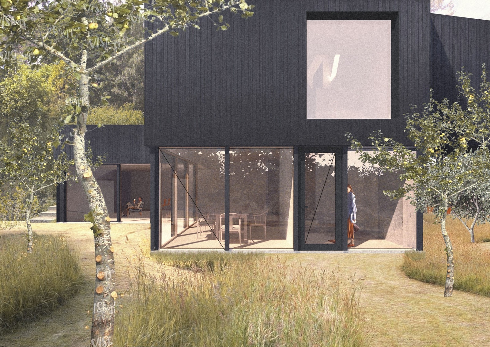Prosjektet er tegnet av GS arkitekter. Galleribilde