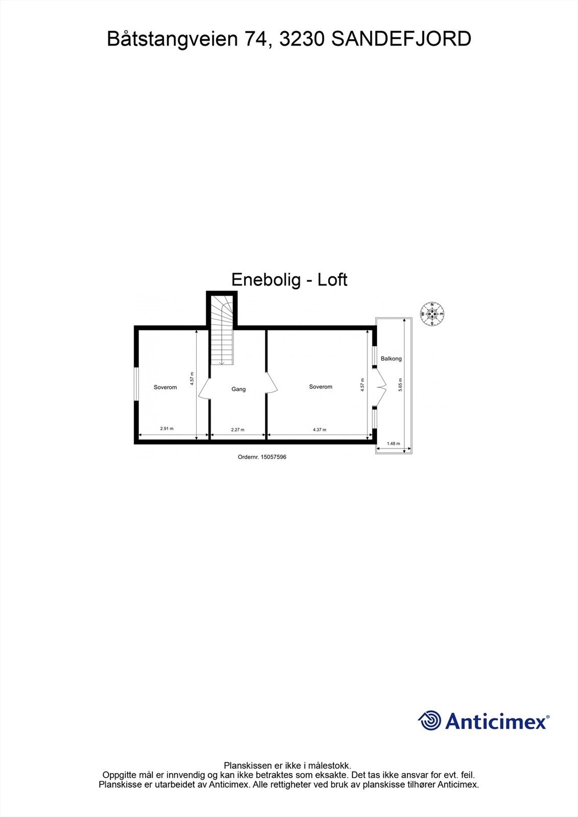 Plantegning 2.etasje Galleribilde