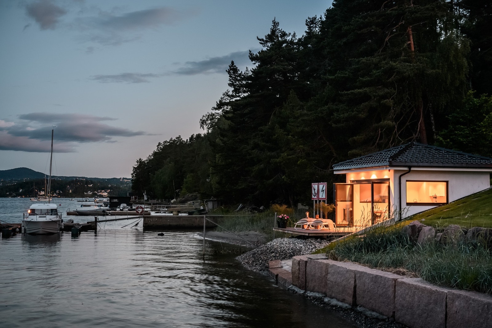 Badehus på 17kvm. med 15kvm. terrasse Galleribilde