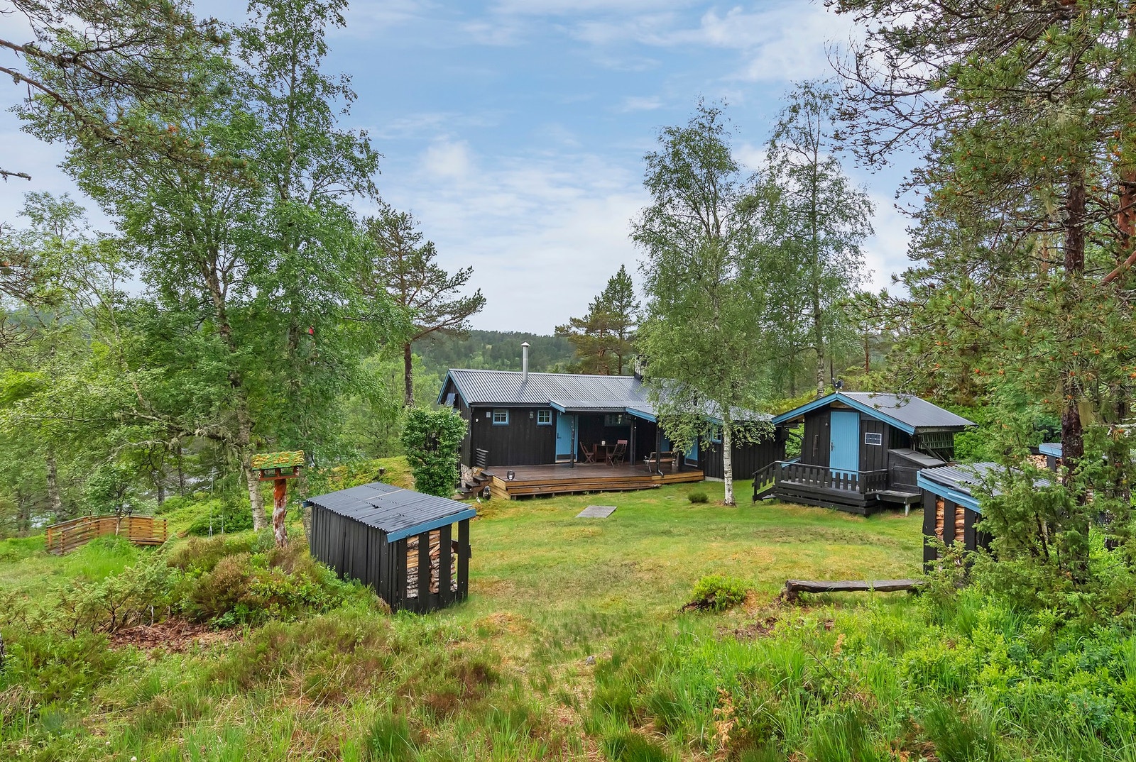 Flott fritidsbolig med tilbaketrukket beliggenhet Galleribilde