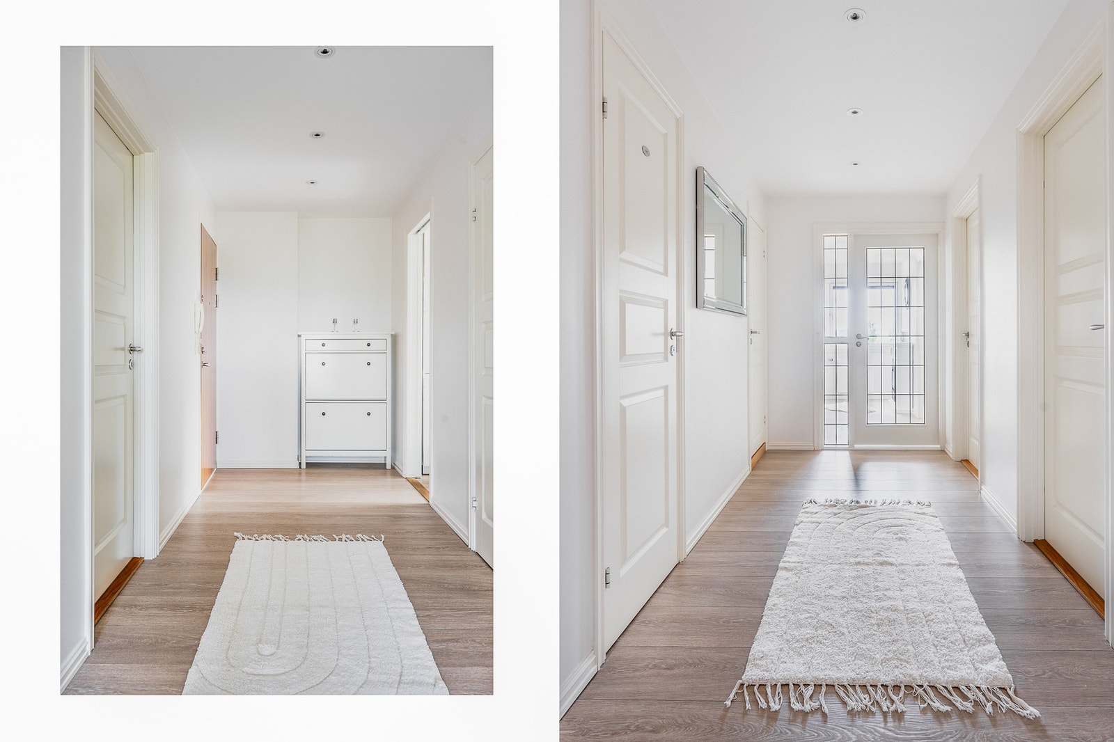 Romslig og praktisk entré. Galleribilde