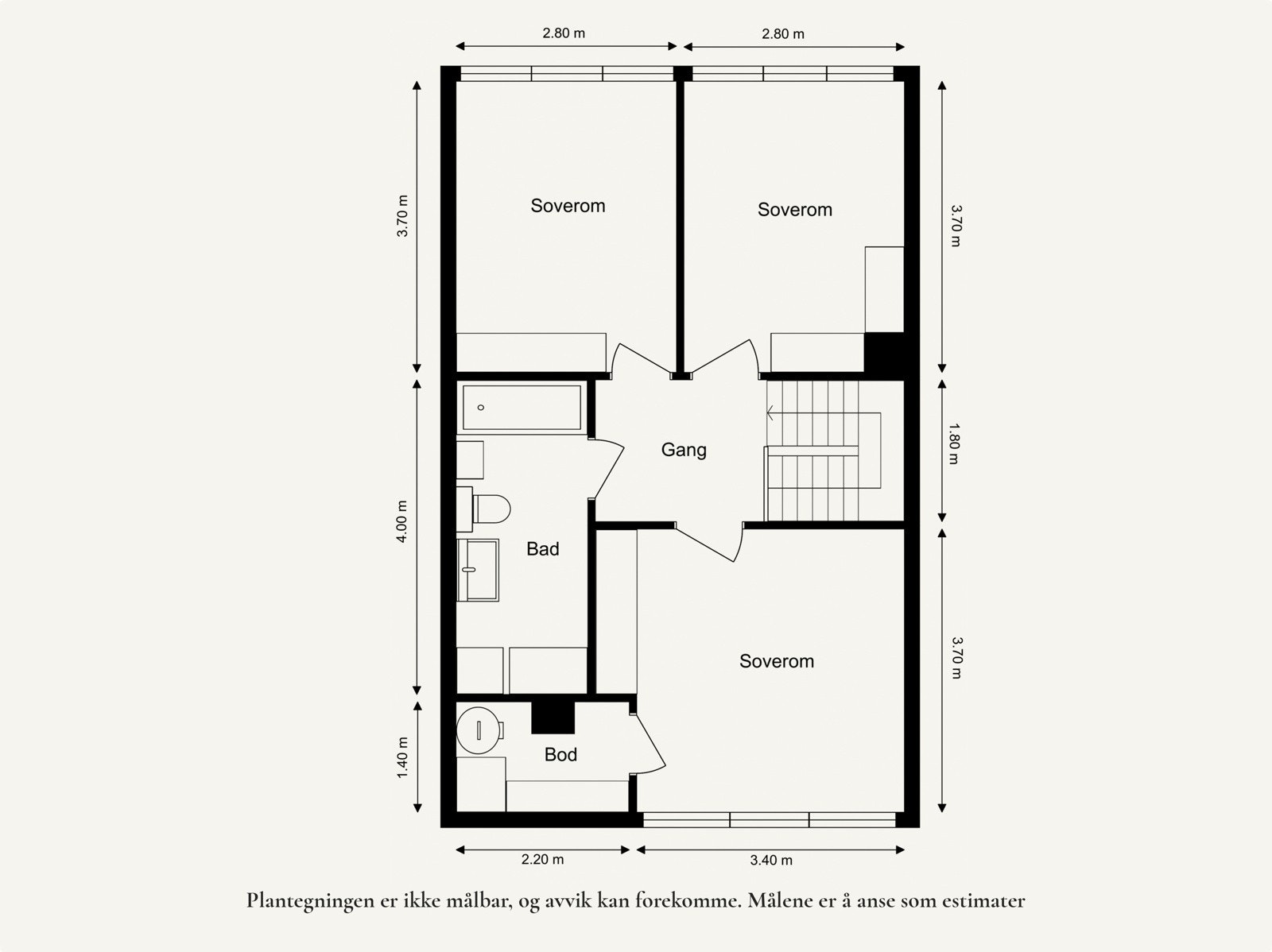Plantegning 2. etasje | EIE eiendomsmegling Galleribilde