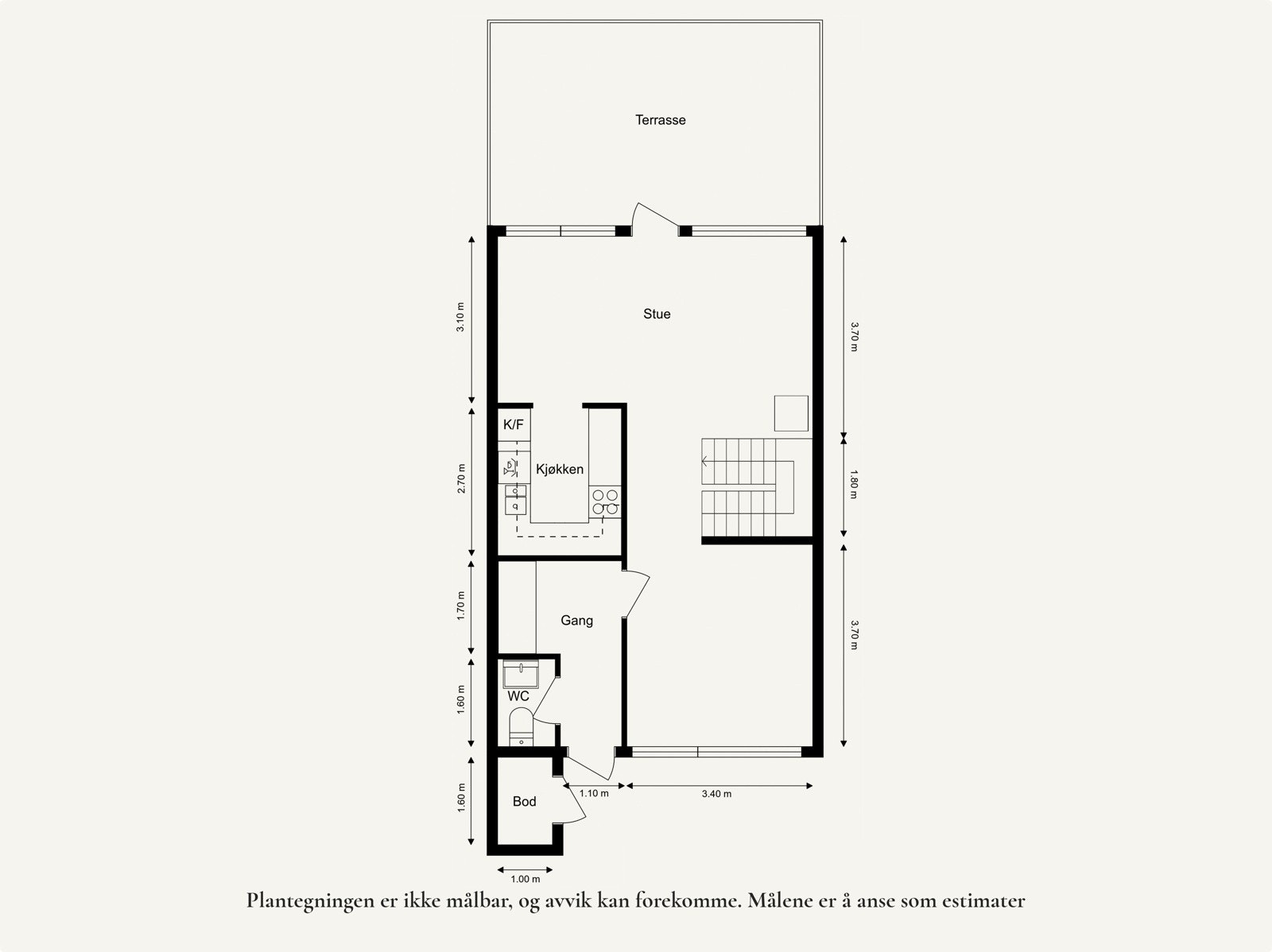 Plantegning 1. etasje | EIE eiendomsmegling Galleribilde