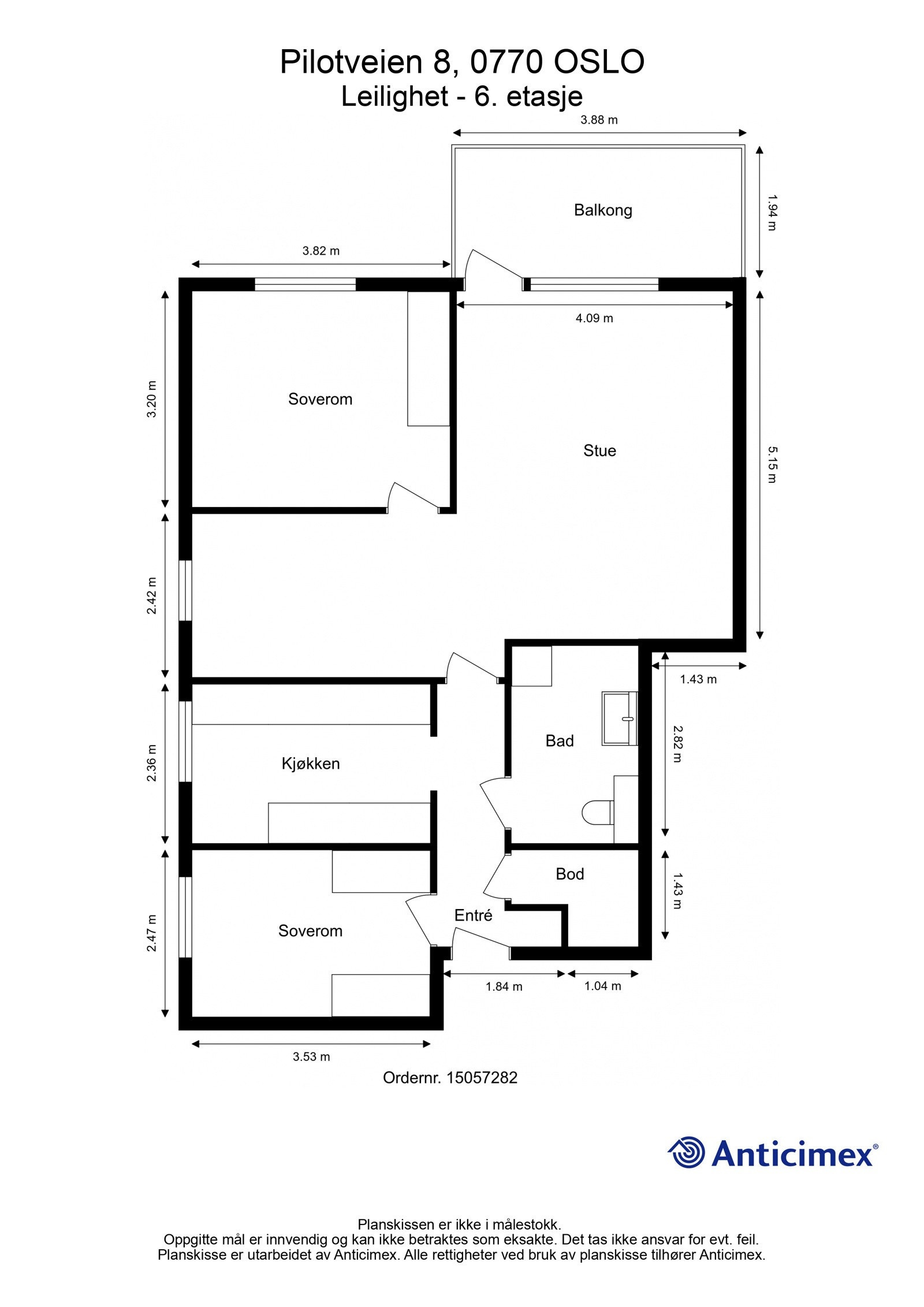 Plantegning Galleribilde
