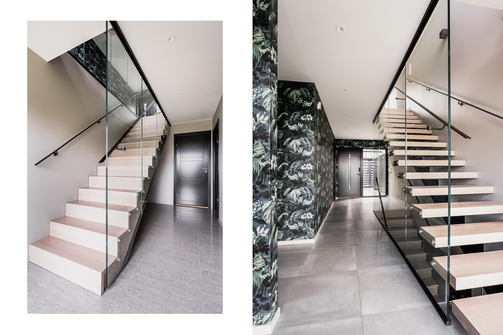 Stilrene farge- og materialvalg. Galleribilde