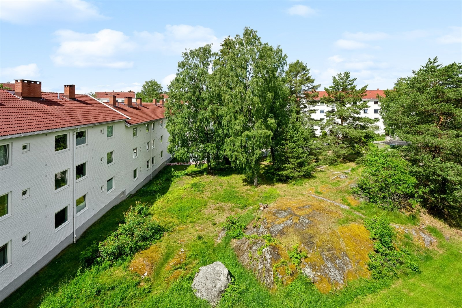 Herlig utsikt fra balkongen. Galleribilde