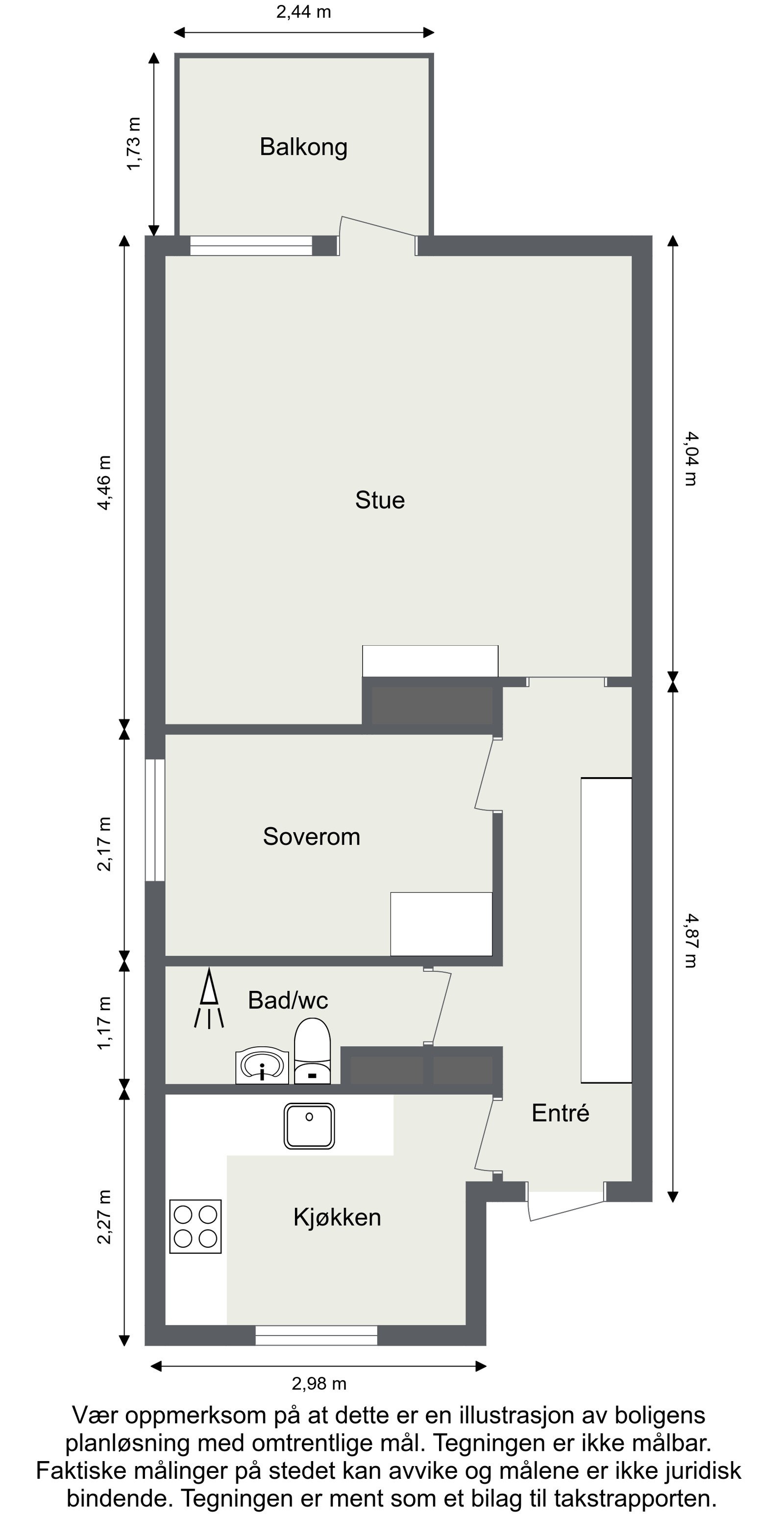 Plantegning 4. etasje Galleribilde