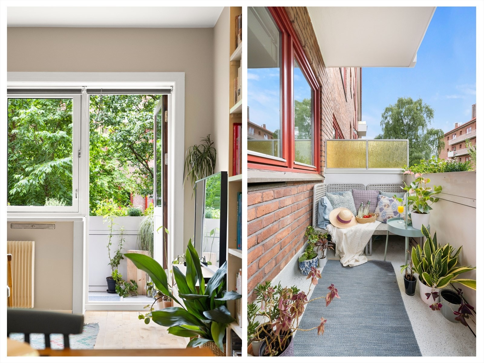 Fra stuen er det utgang til en herlig vestvendt balkong på ca. 4 m² med svært gode solforhold. Galleribilde