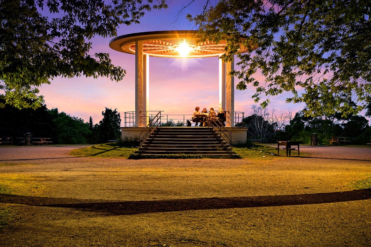 Nydelige Torshovparken ligger rett ved boligen. Galleribilde