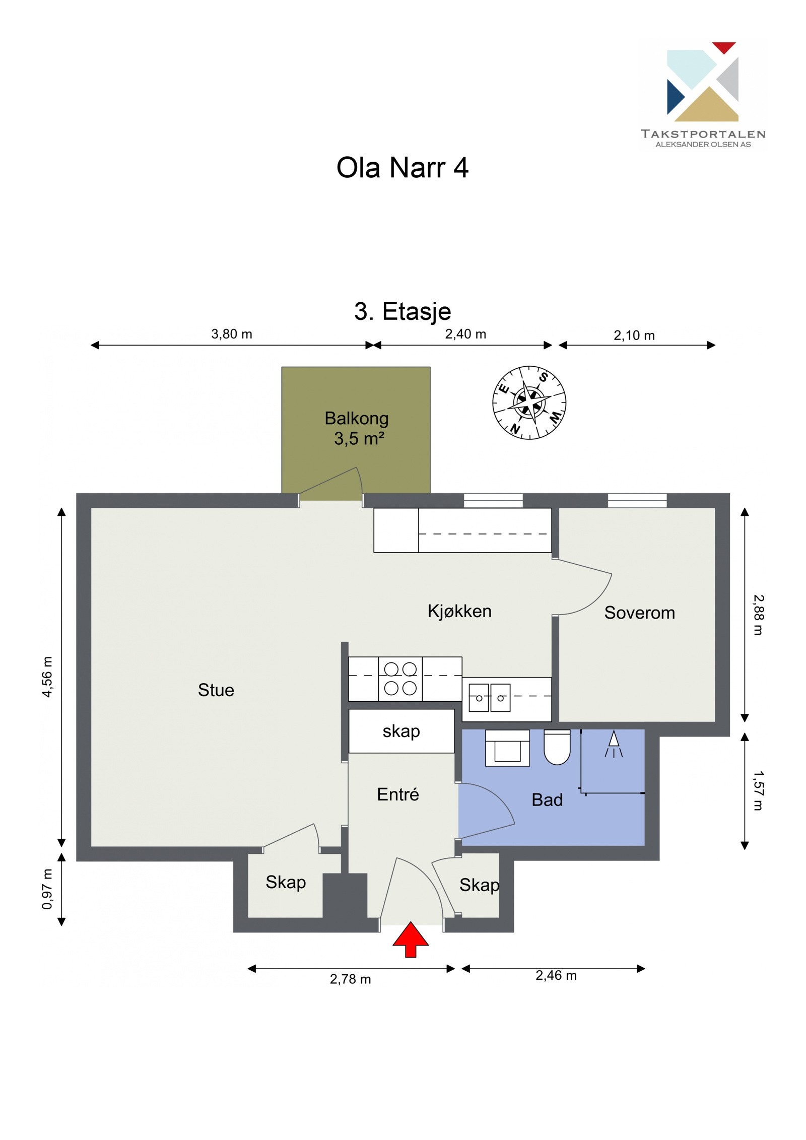 Planskisse Galleribilde