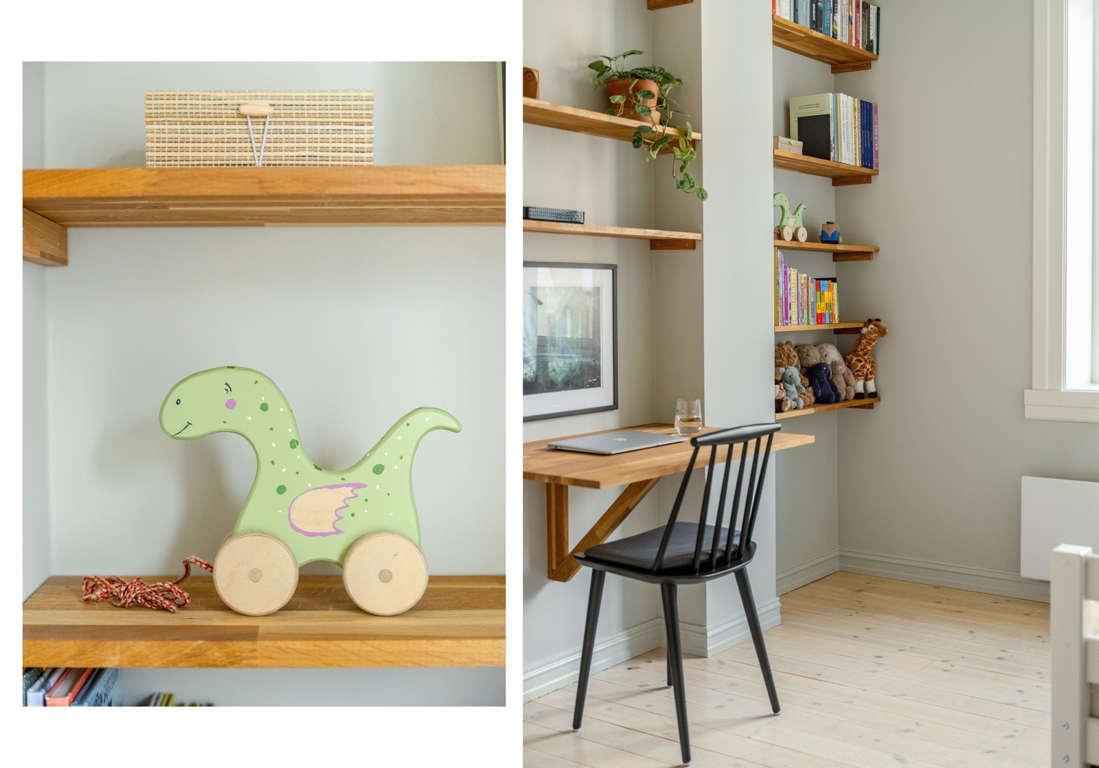 NB!! Dette er ikke en ekte dinosaur! Galleribilde
