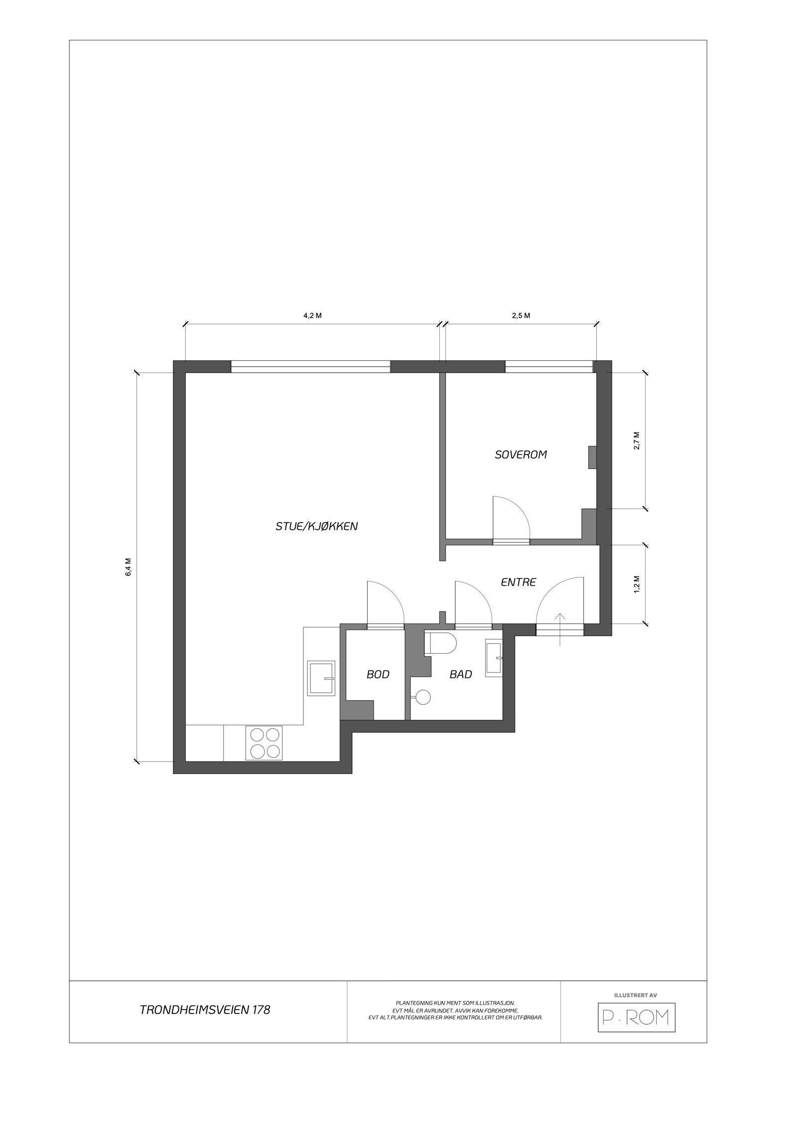 Plantegning Galleribilde