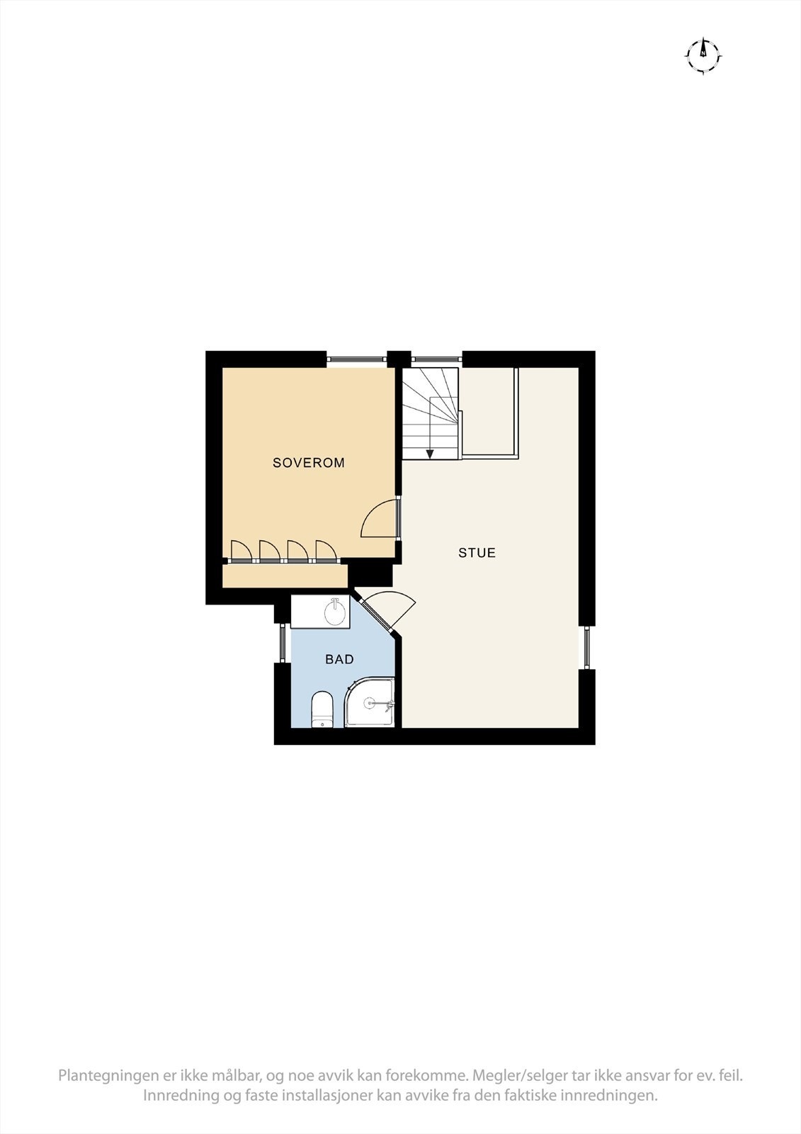 Plantegninger loftsetasjen. Galleribilde