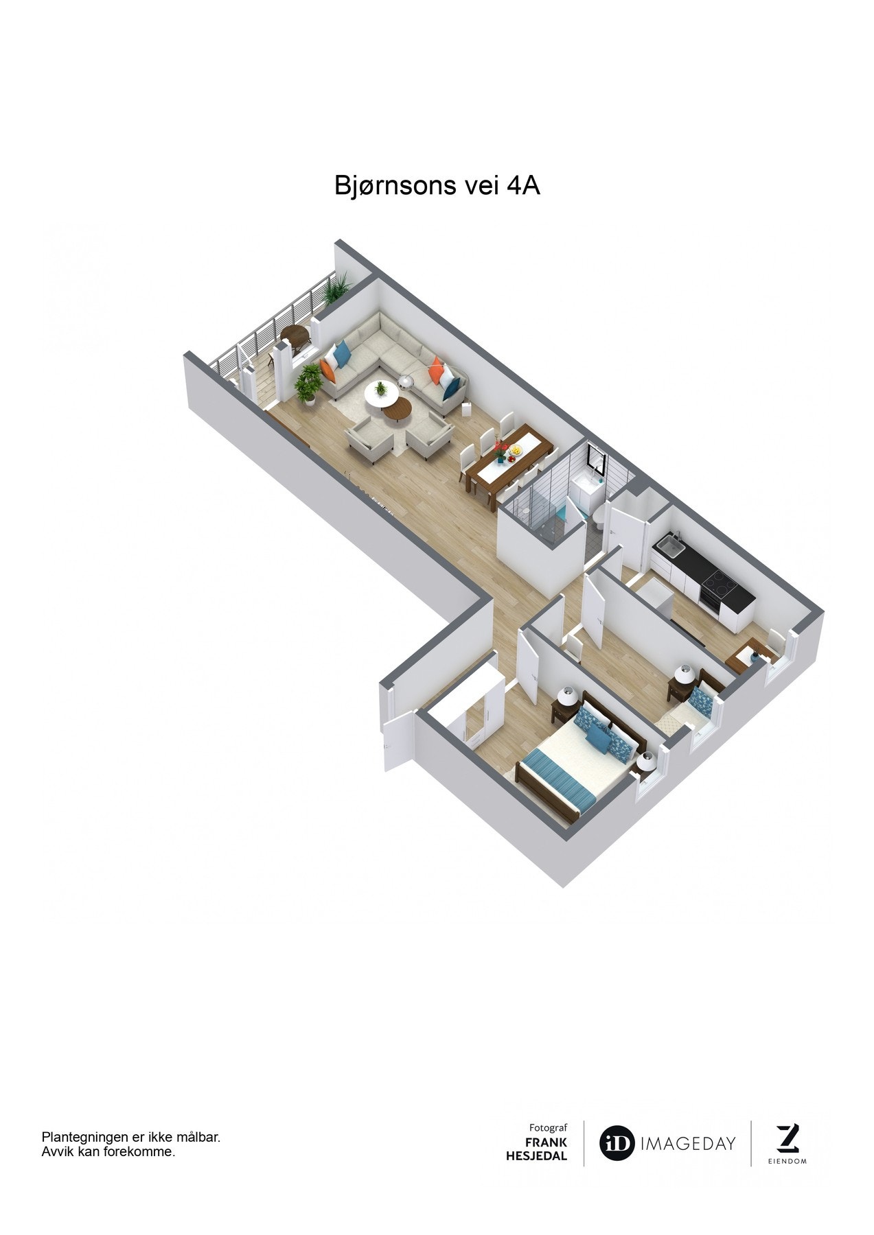 Plantegning 3.etg. Galleribilde