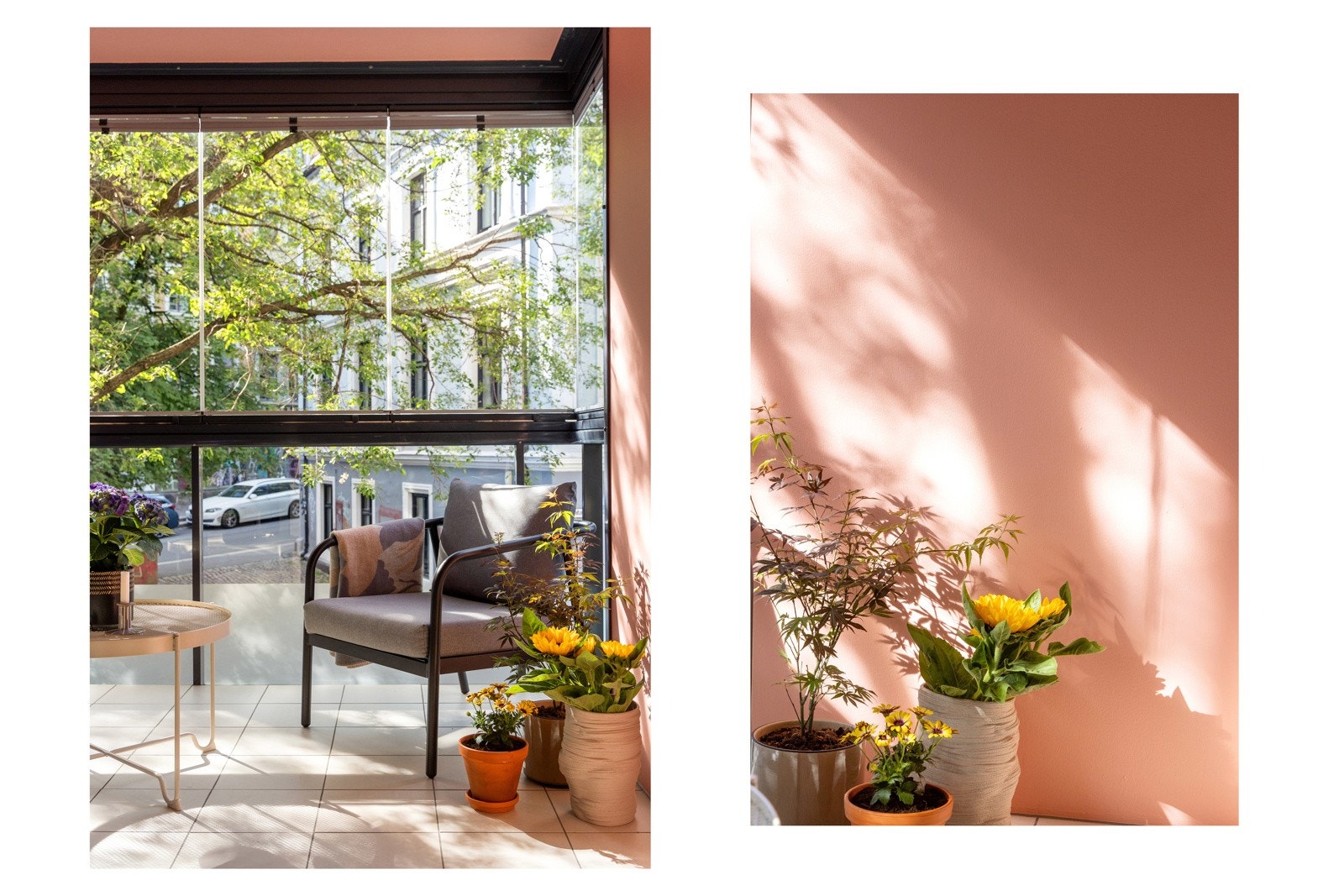 Her ute er det både stikkontakt og belysning. Galleribilde